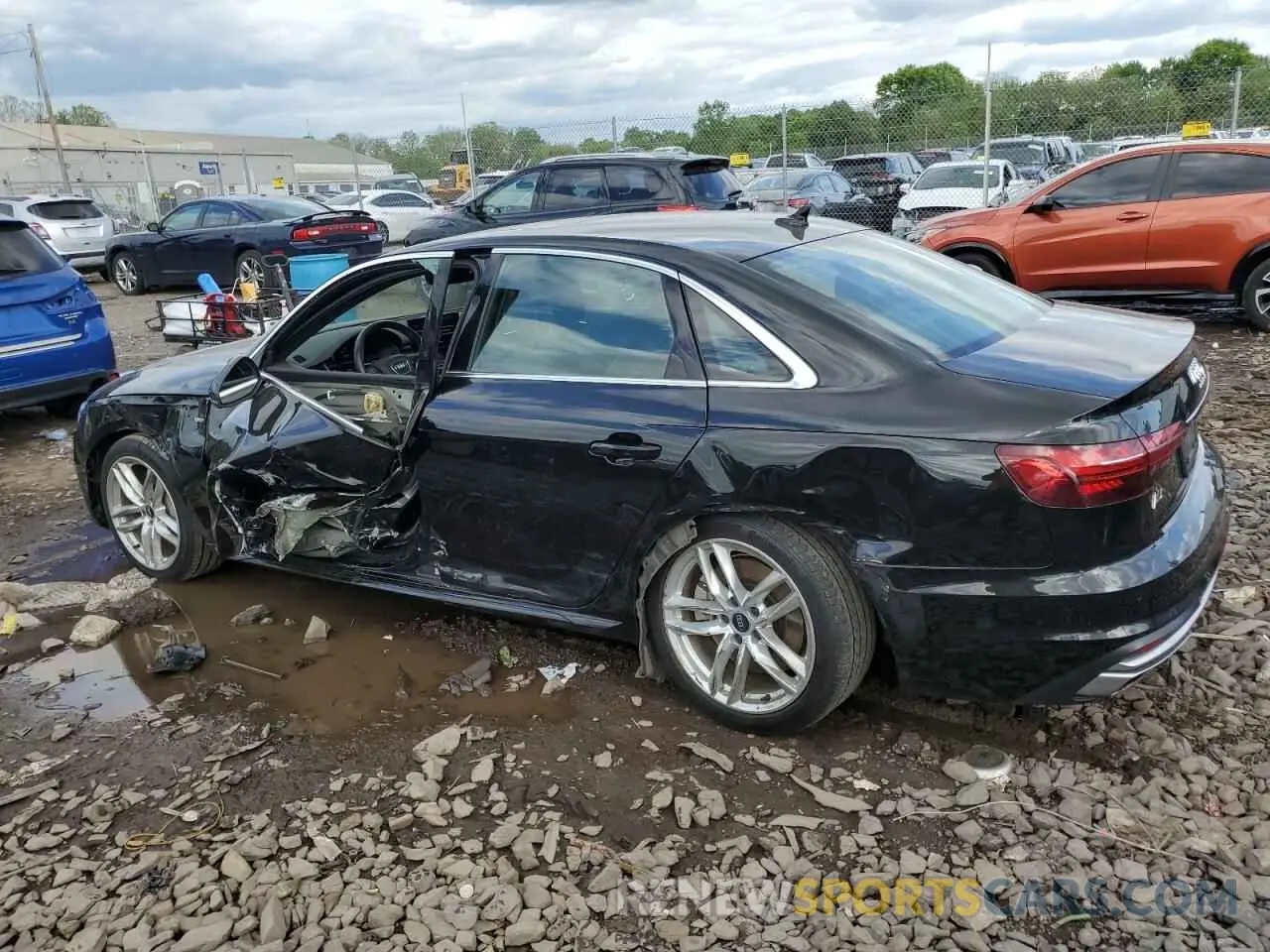 2 Photograph of a damaged car WAUEAAF40PN016504 AUDI A4 2023