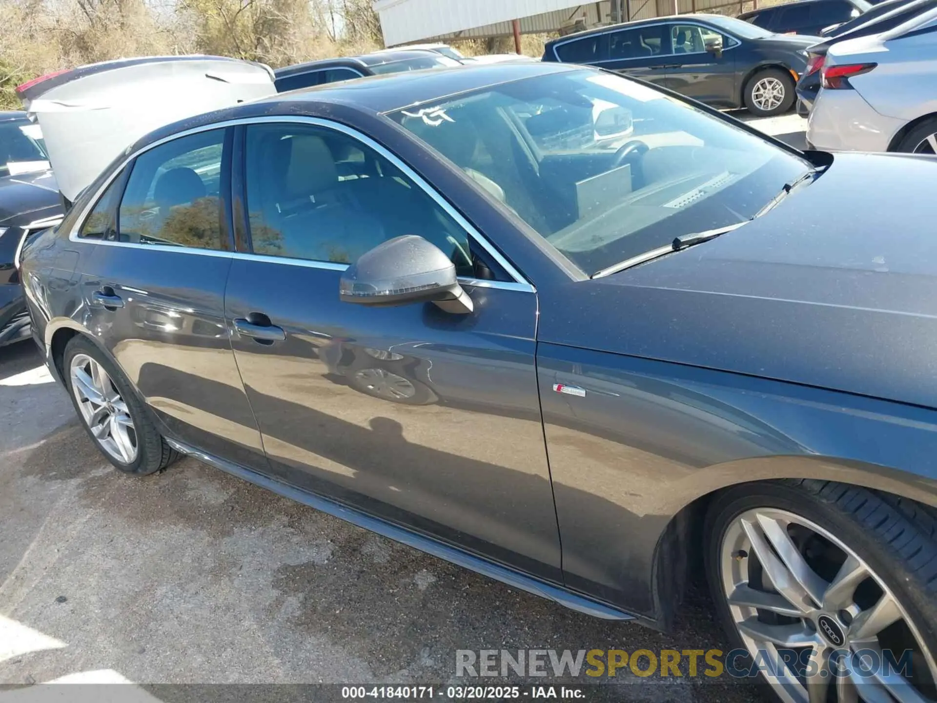 13 Photograph of a damaged car WAUEAAF41PN003017 AUDI A4 2023