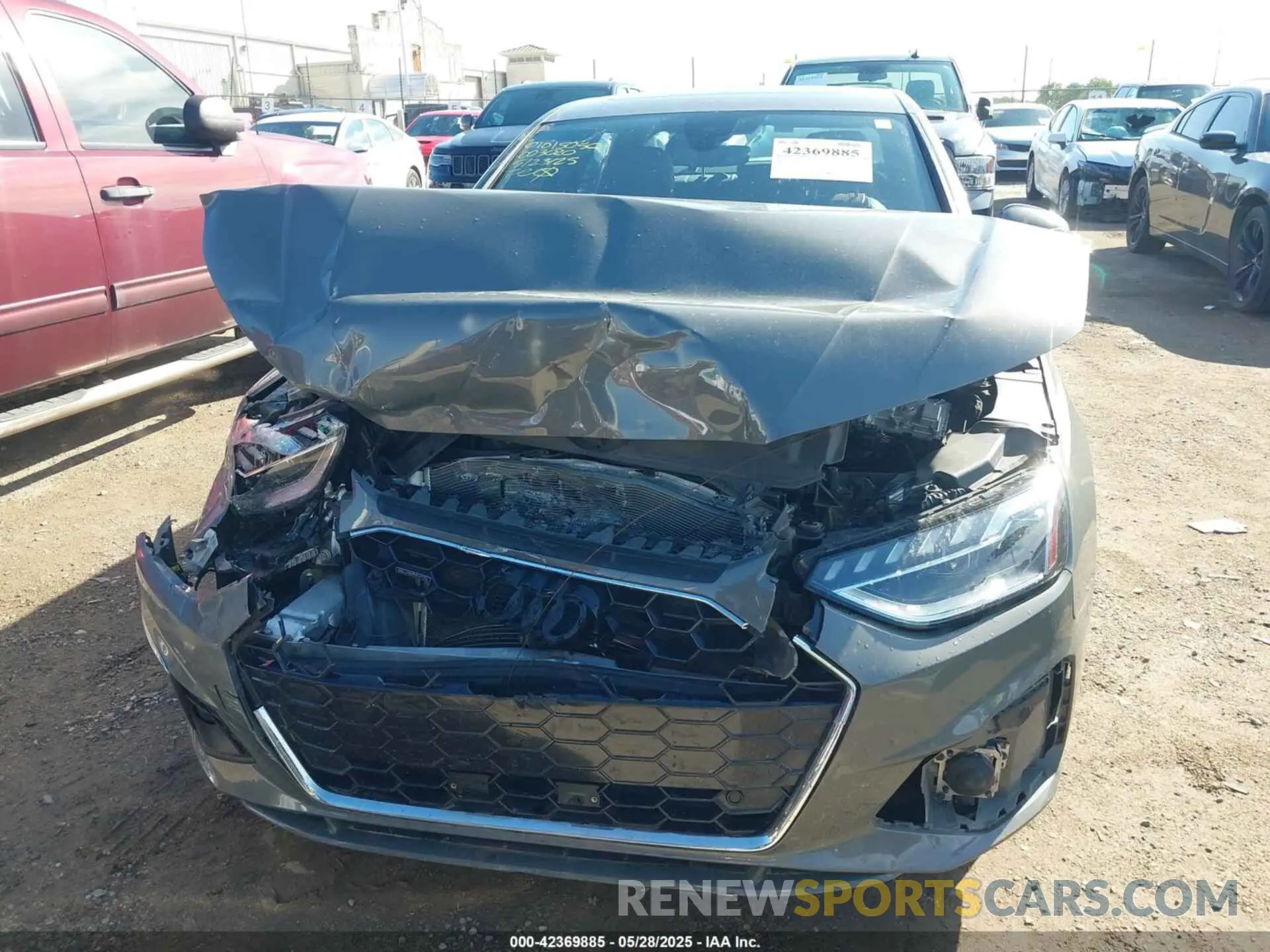11 Photograph of a damaged car WAUEAAF41PN003020 AUDI A4 2023