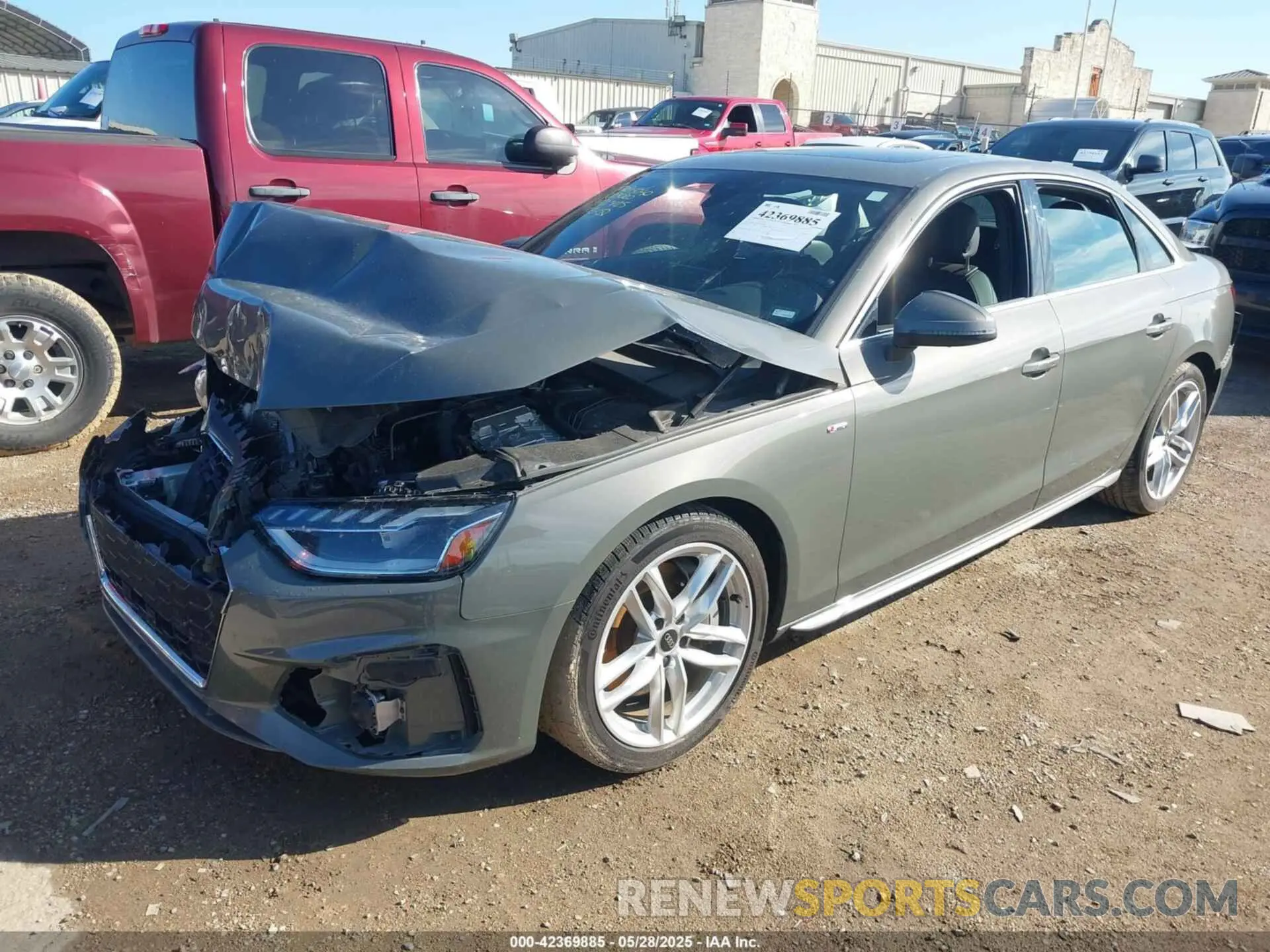 2 Photograph of a damaged car WAUEAAF41PN003020 AUDI A4 2023