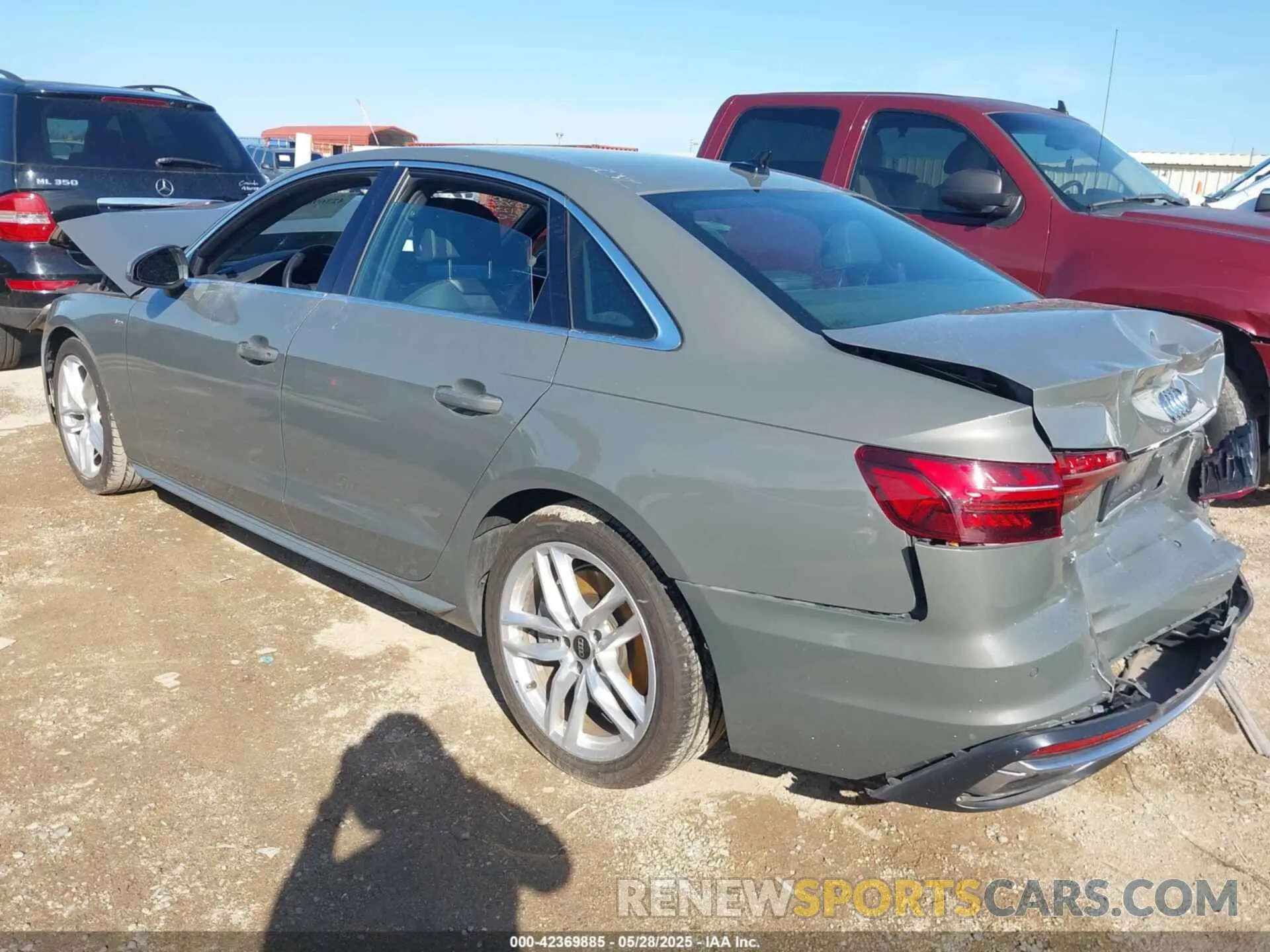 3 Photograph of a damaged car WAUEAAF41PN003020 AUDI A4 2023