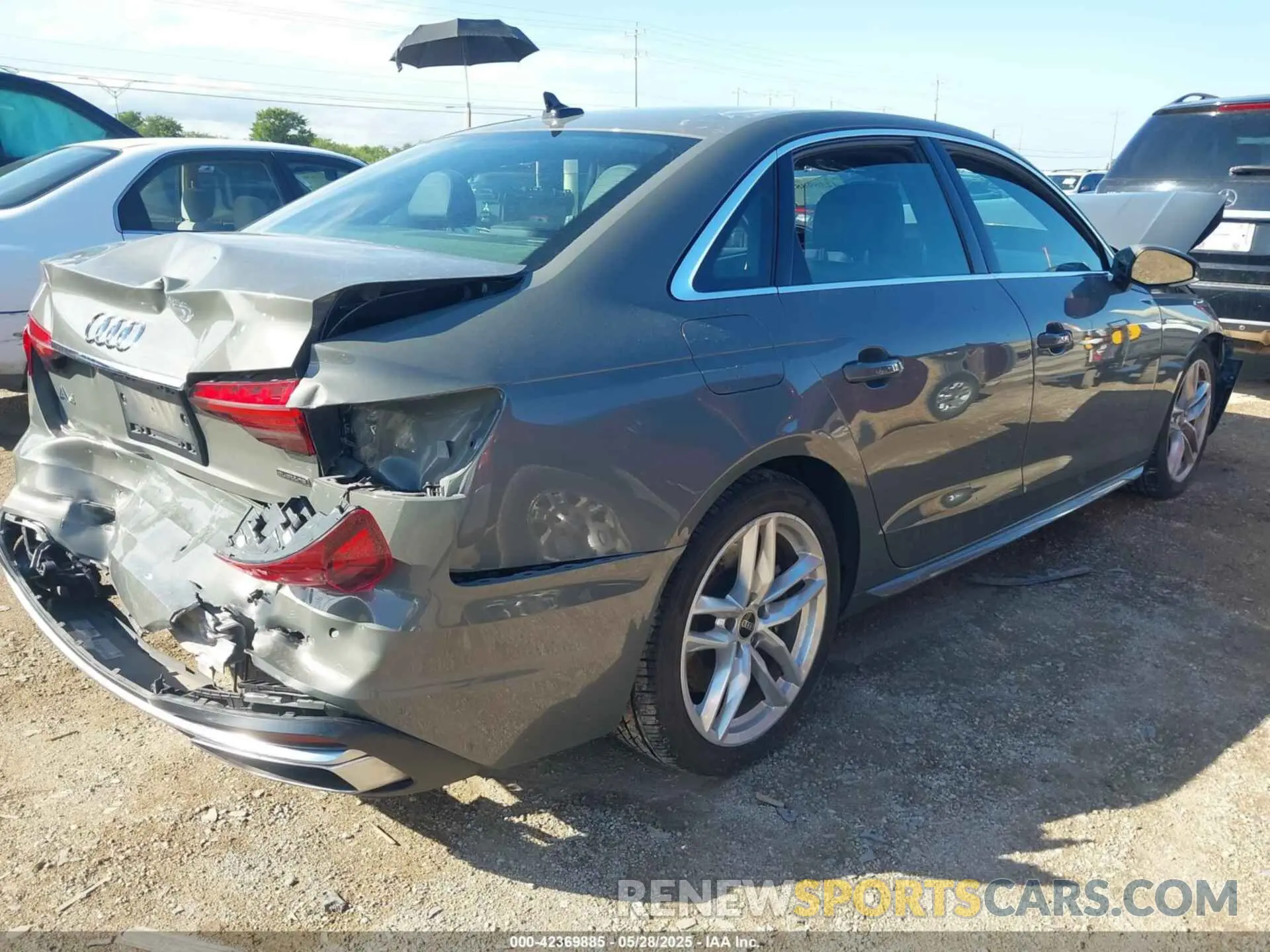4 Photograph of a damaged car WAUEAAF41PN003020 AUDI A4 2023