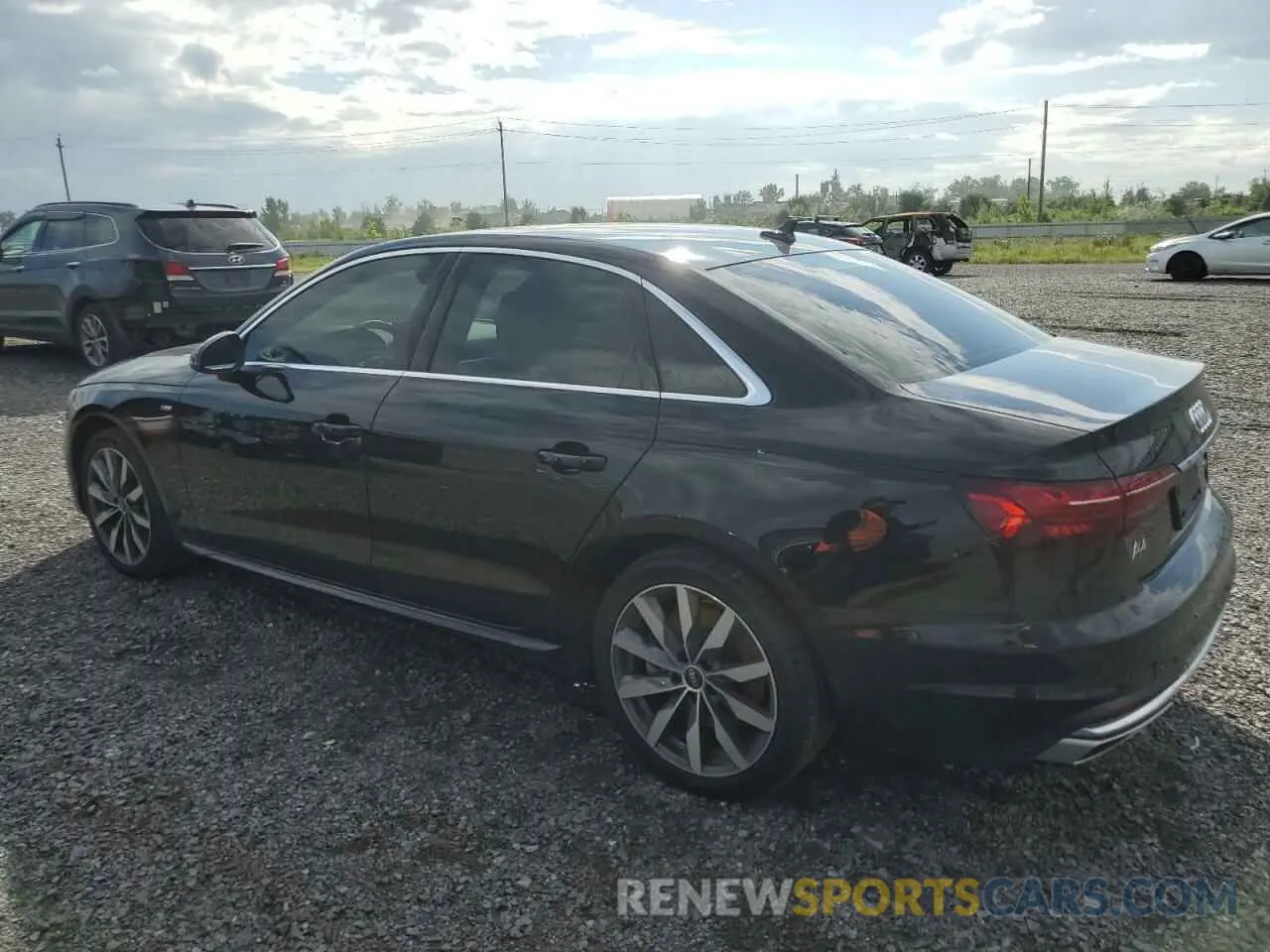 2 Photograph of a damaged car WAUEAAF41PN010050 AUDI A4 2023