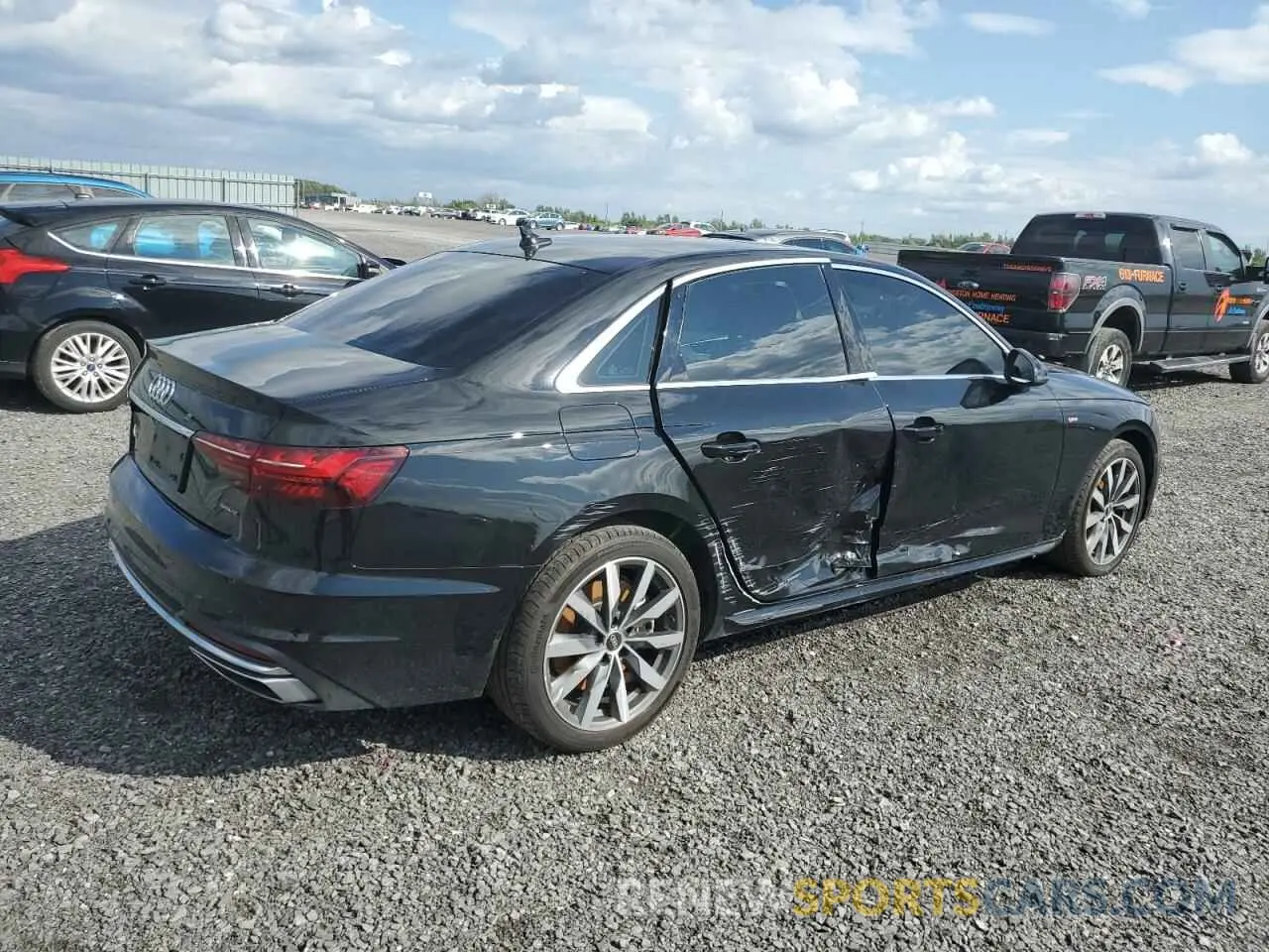 3 Photograph of a damaged car WAUEAAF41PN010050 AUDI A4 2023