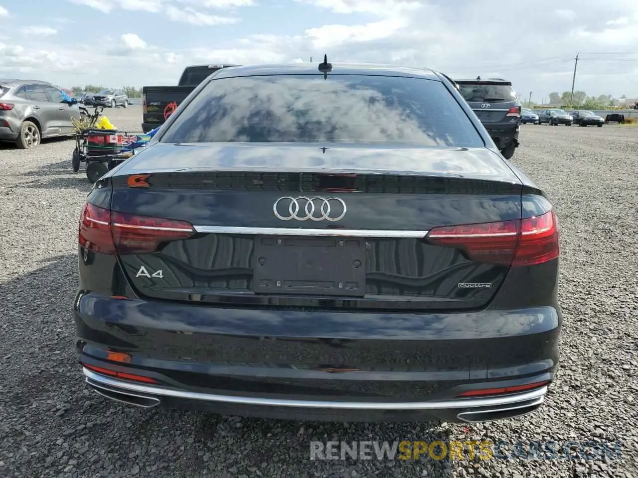 6 Photograph of a damaged car WAUEAAF41PN010050 AUDI A4 2023