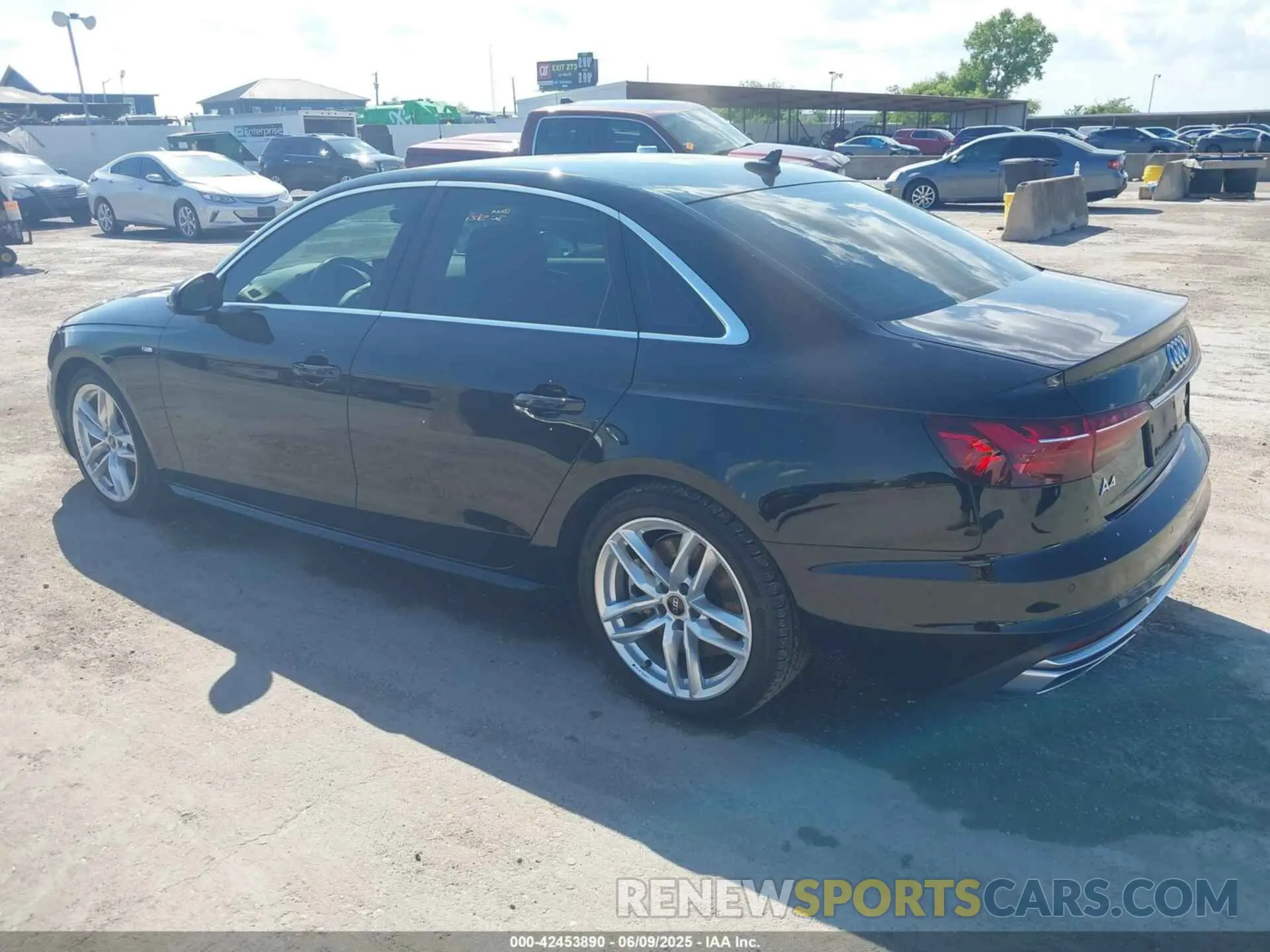 3 Photograph of a damaged car WAUEAAF41PN024014 AUDI A4 2023