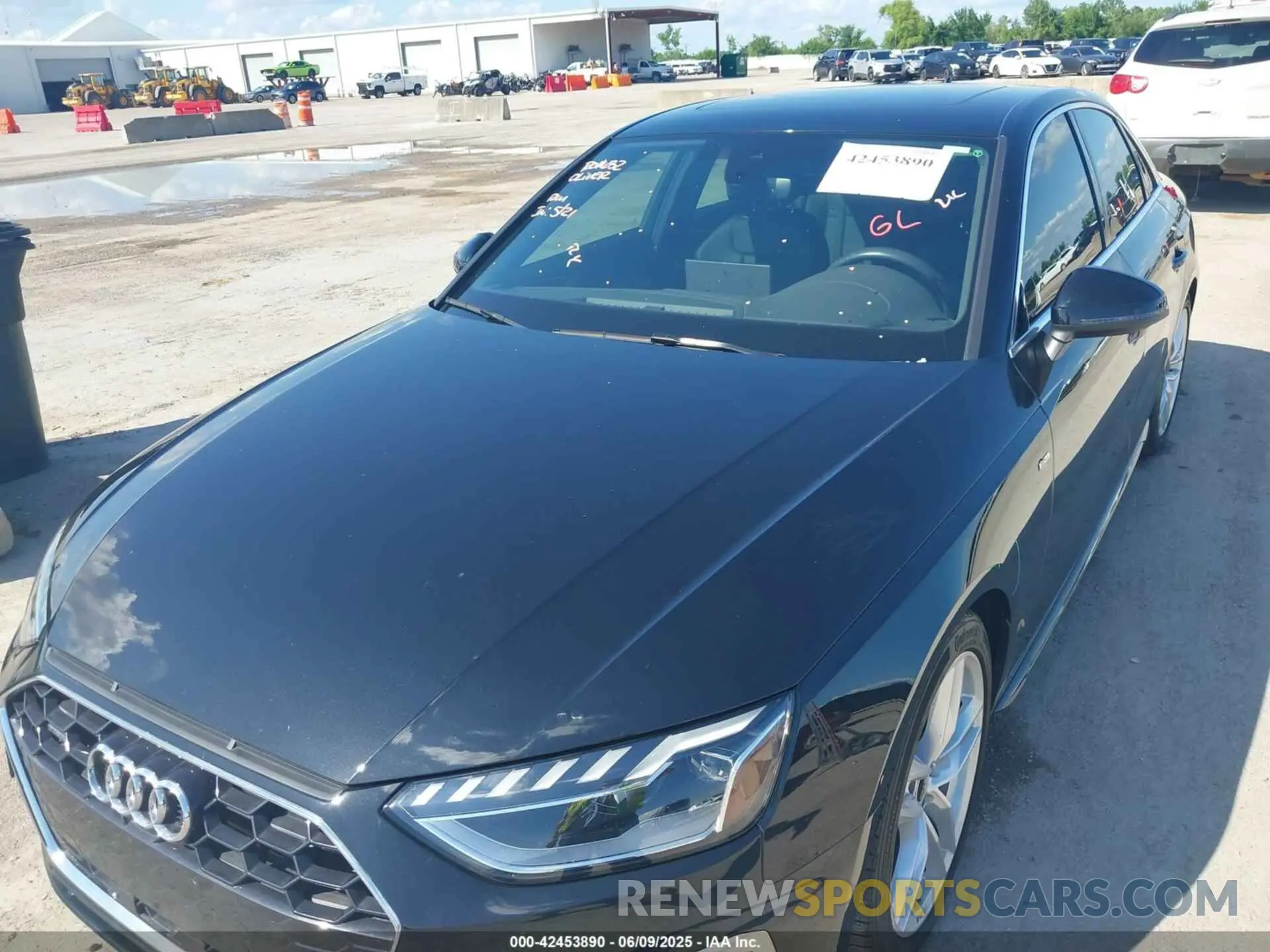 6 Photograph of a damaged car WAUEAAF41PN024014 AUDI A4 2023