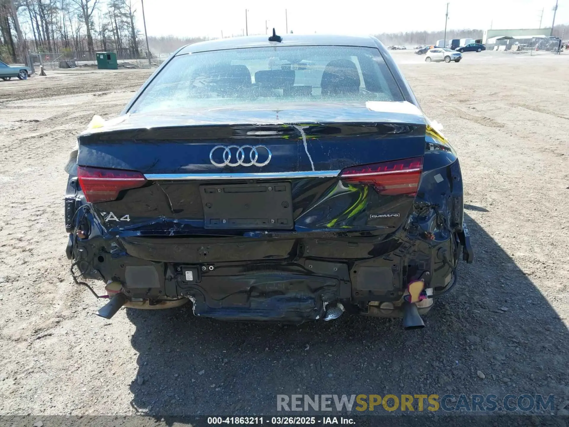 16 Photograph of a damaged car WAUEAAF42PN007786 AUDI A4 2023