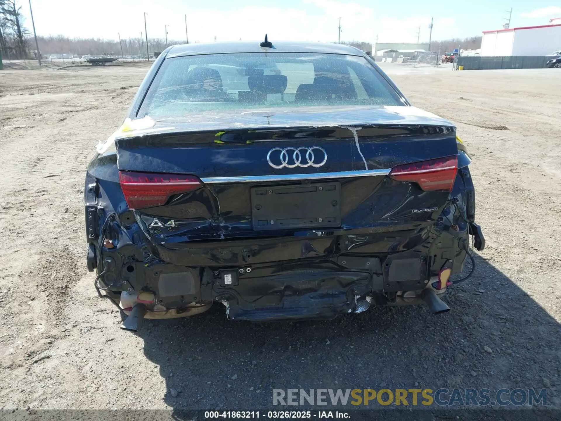 6 Photograph of a damaged car WAUEAAF42PN007786 AUDI A4 2023
