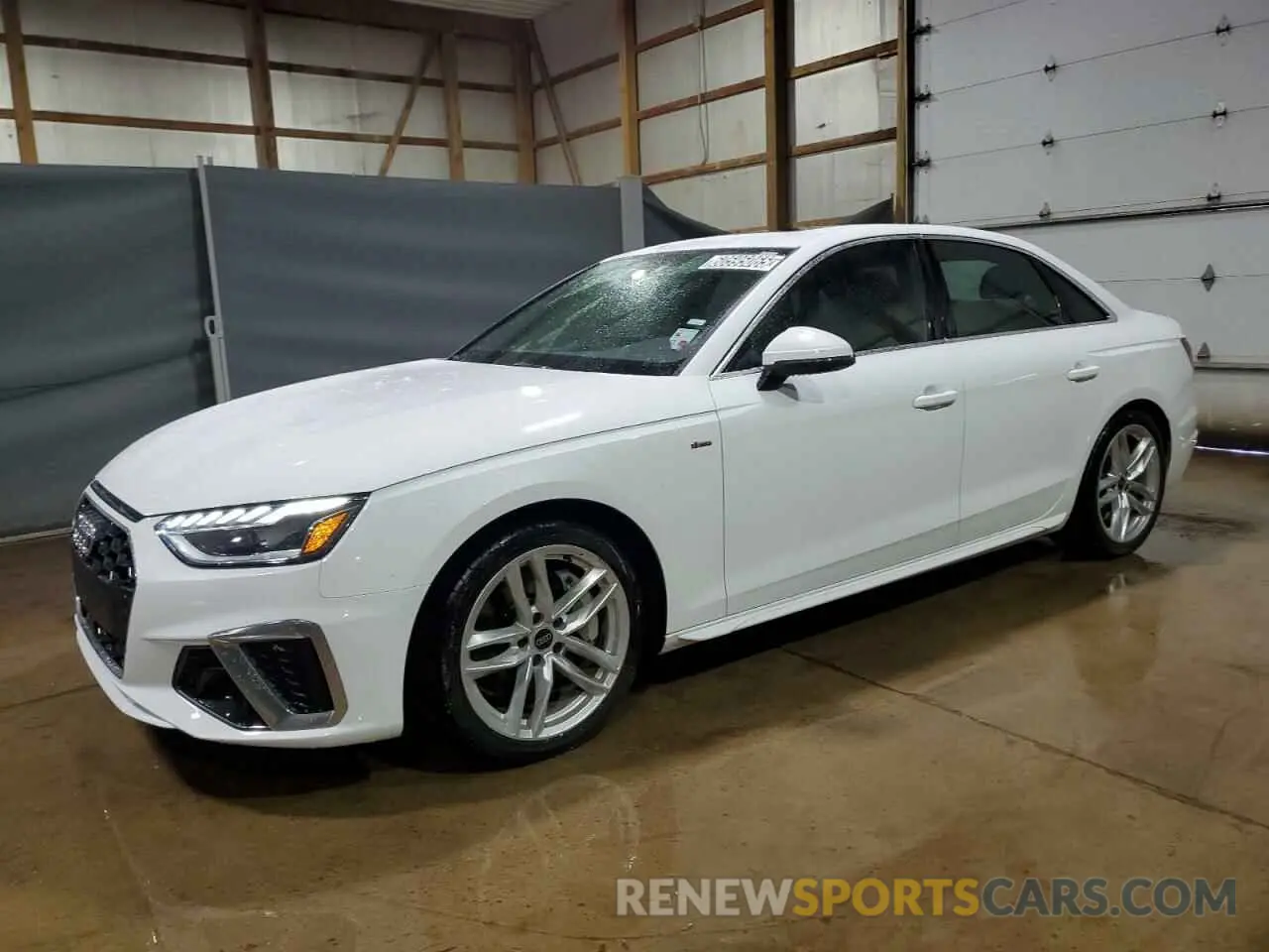 1 Photograph of a damaged car WAUEAAF42PN015211 AUDI A4 2023
