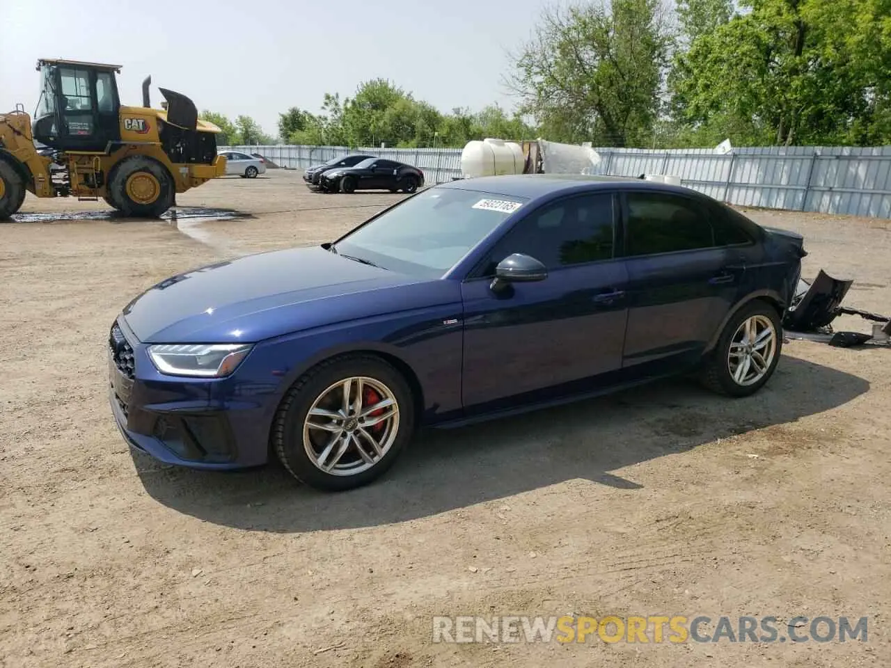 1 Photograph of a damaged car WAUEAAF43PA041906 AUDI A4 2023