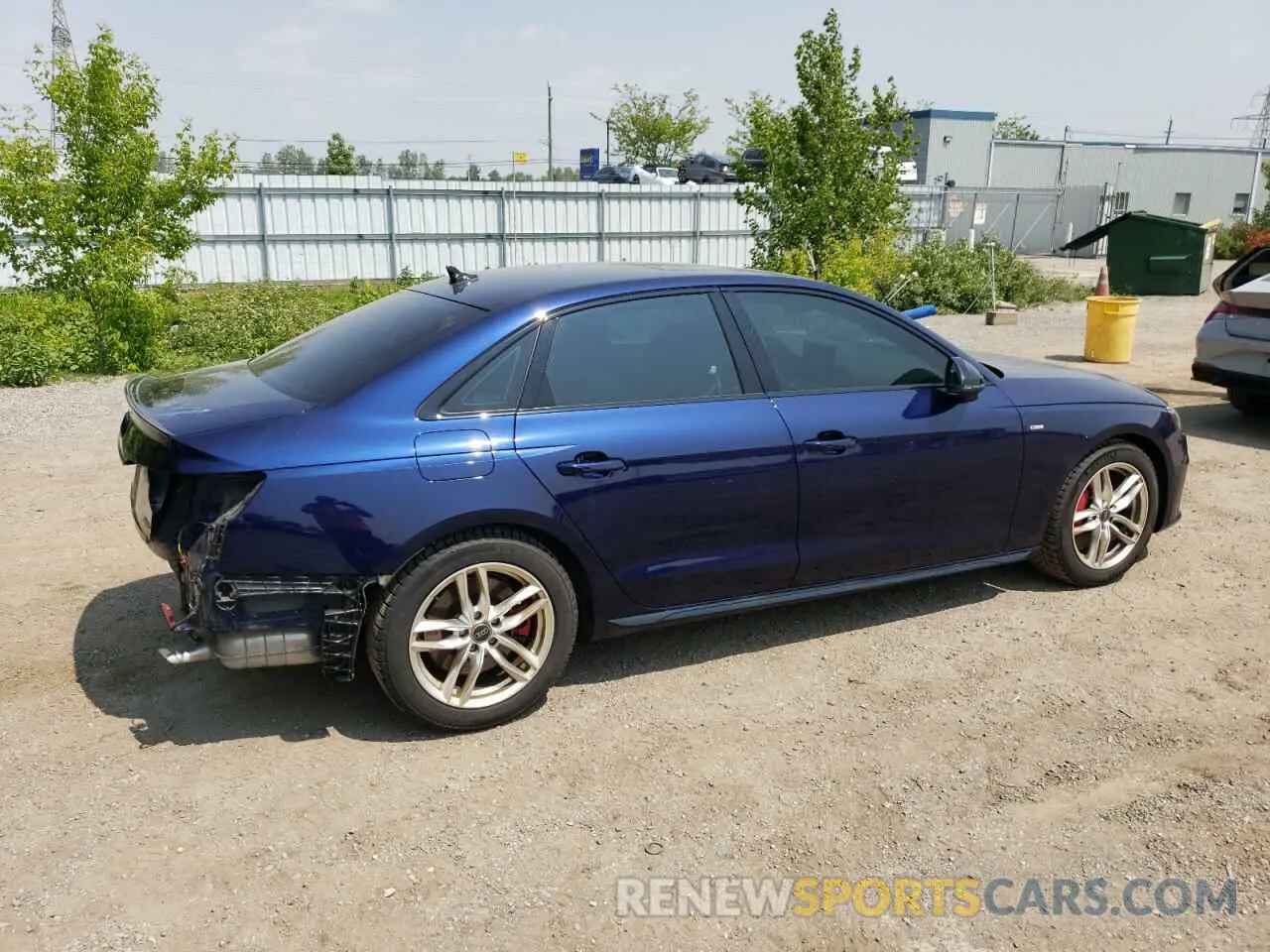 3 Photograph of a damaged car WAUEAAF43PA041906 AUDI A4 2023