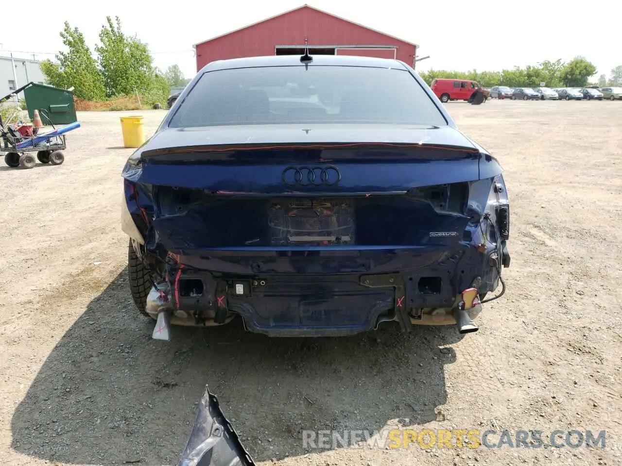 6 Photograph of a damaged car WAUEAAF43PA041906 AUDI A4 2023