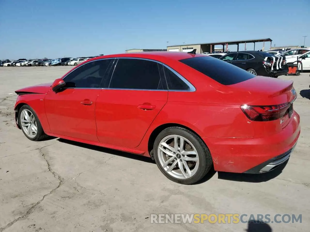 2 Photograph of a damaged car WAUEAAF43PN002886 AUDI A4 2023