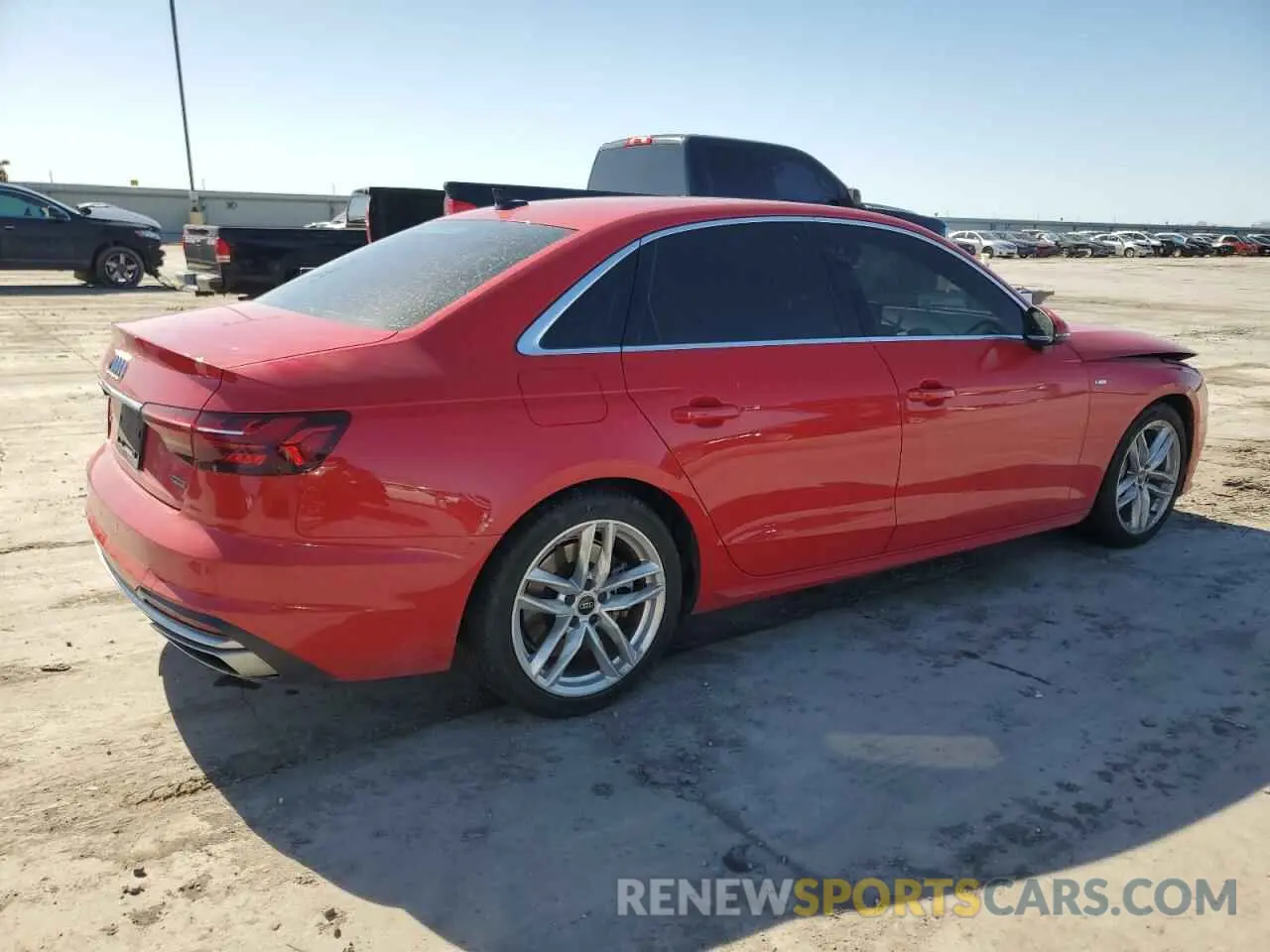 3 Photograph of a damaged car WAUEAAF43PN002886 AUDI A4 2023