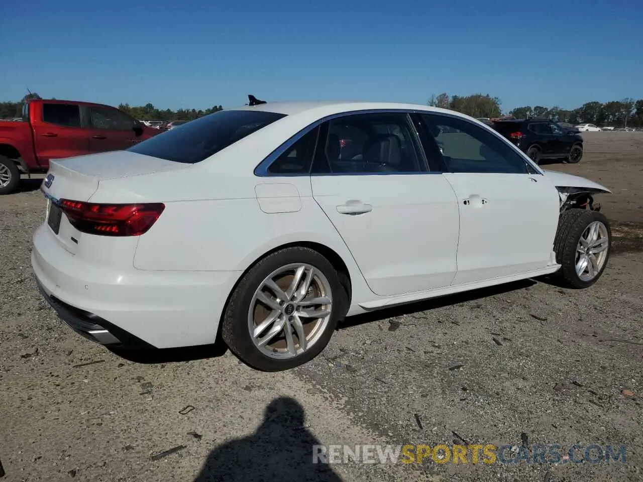 3 Photograph of a damaged car WAUEAAF43PN005657 AUDI A4 2023