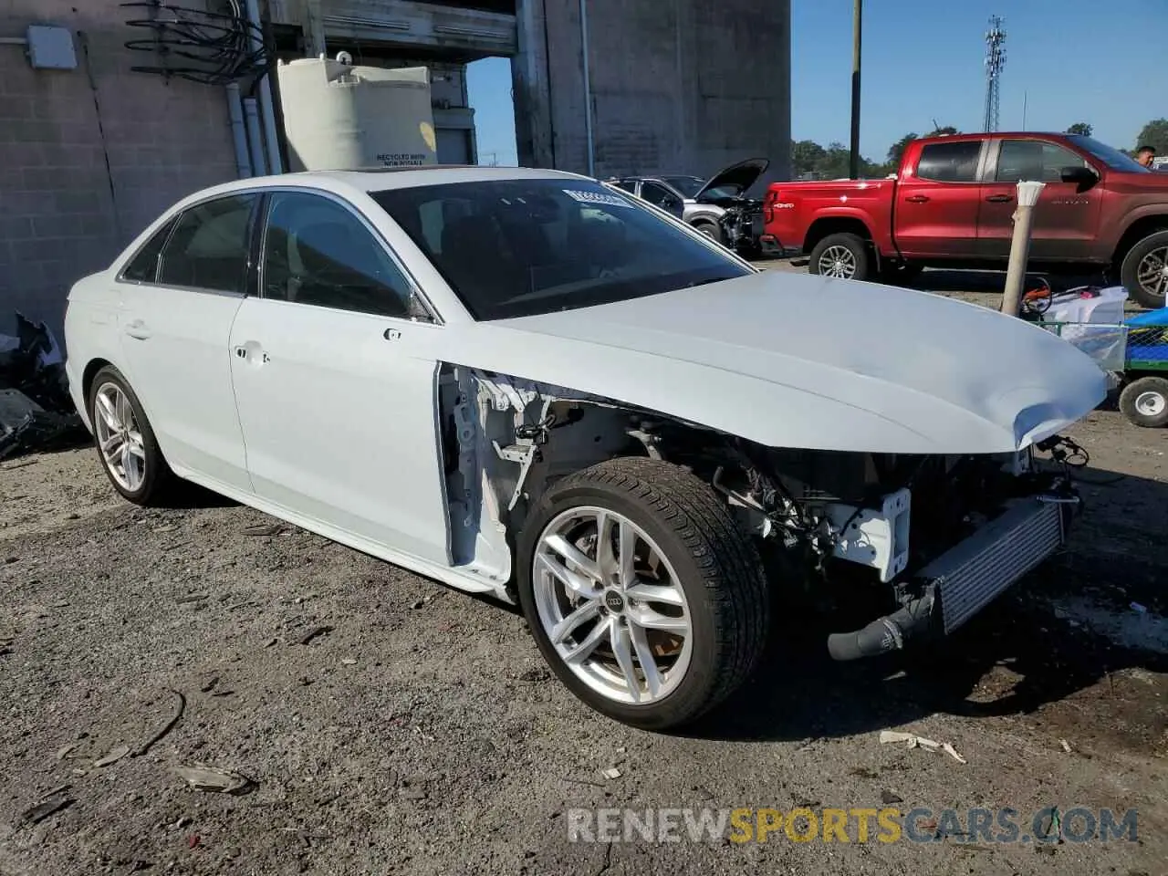 4 Photograph of a damaged car WAUEAAF43PN005657 AUDI A4 2023