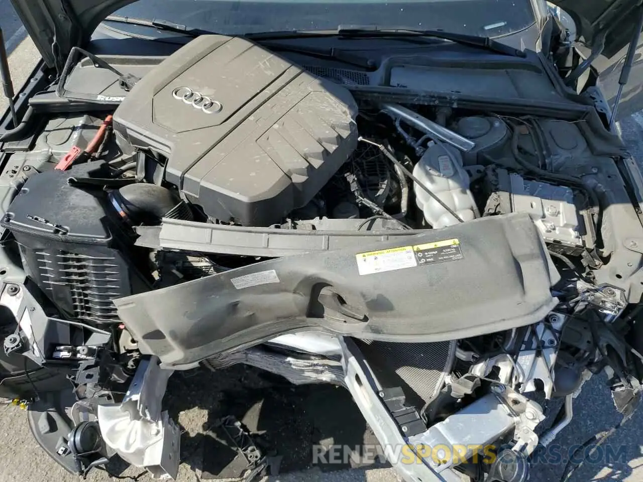 11 Photograph of a damaged car WAUEAAF43PN014620 AUDI A4 2023