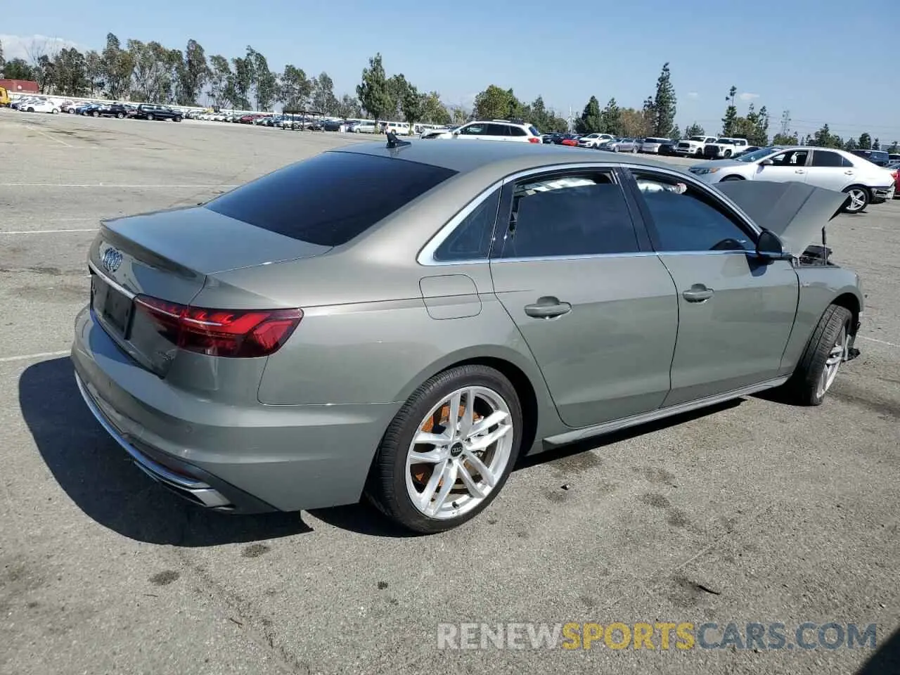 3 Photograph of a damaged car WAUEAAF43PN014620 AUDI A4 2023