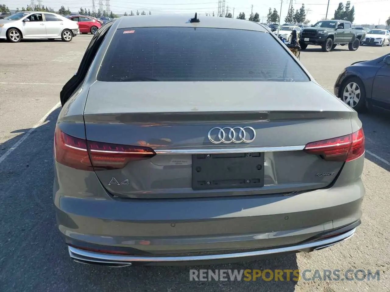 6 Photograph of a damaged car WAUEAAF43PN014620 AUDI A4 2023