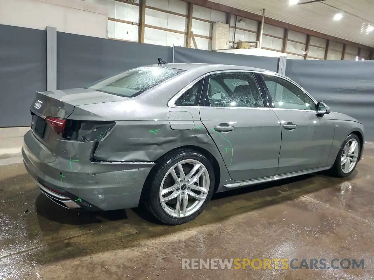 3 Photograph of a damaged car WAUEAAF43PN020319 AUDI A4 2023