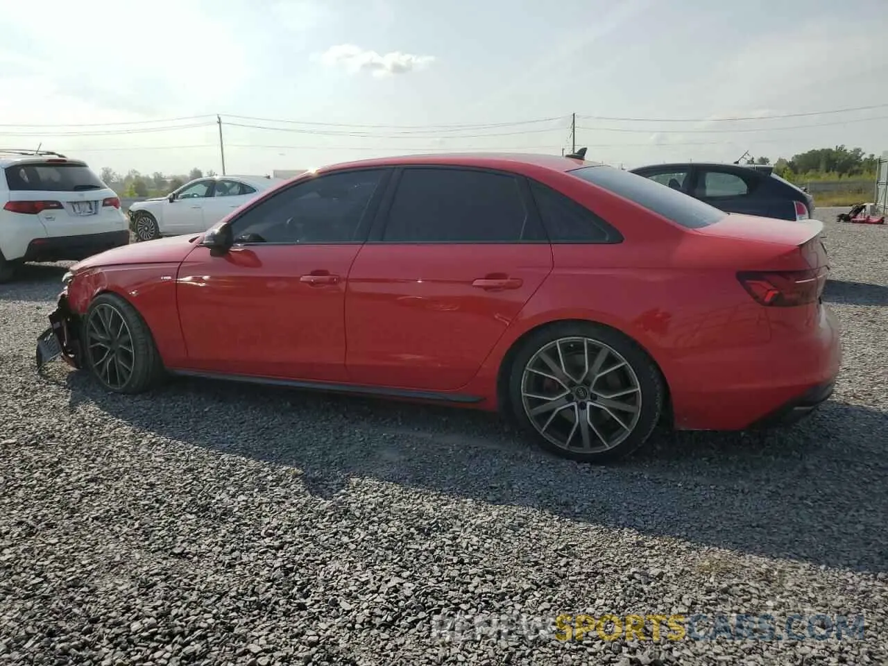2 Photograph of a damaged car WAUEAAF44PA036908 AUDI A4 2023