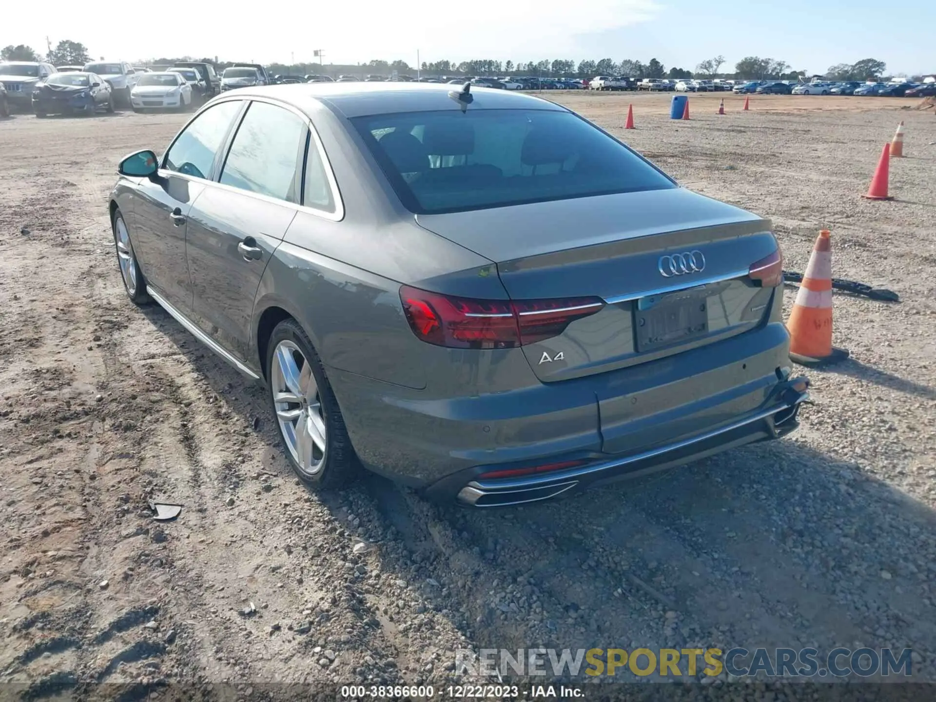 3 Photograph of a damaged car WAUEAAF44PN003027 AUDI A4 2023