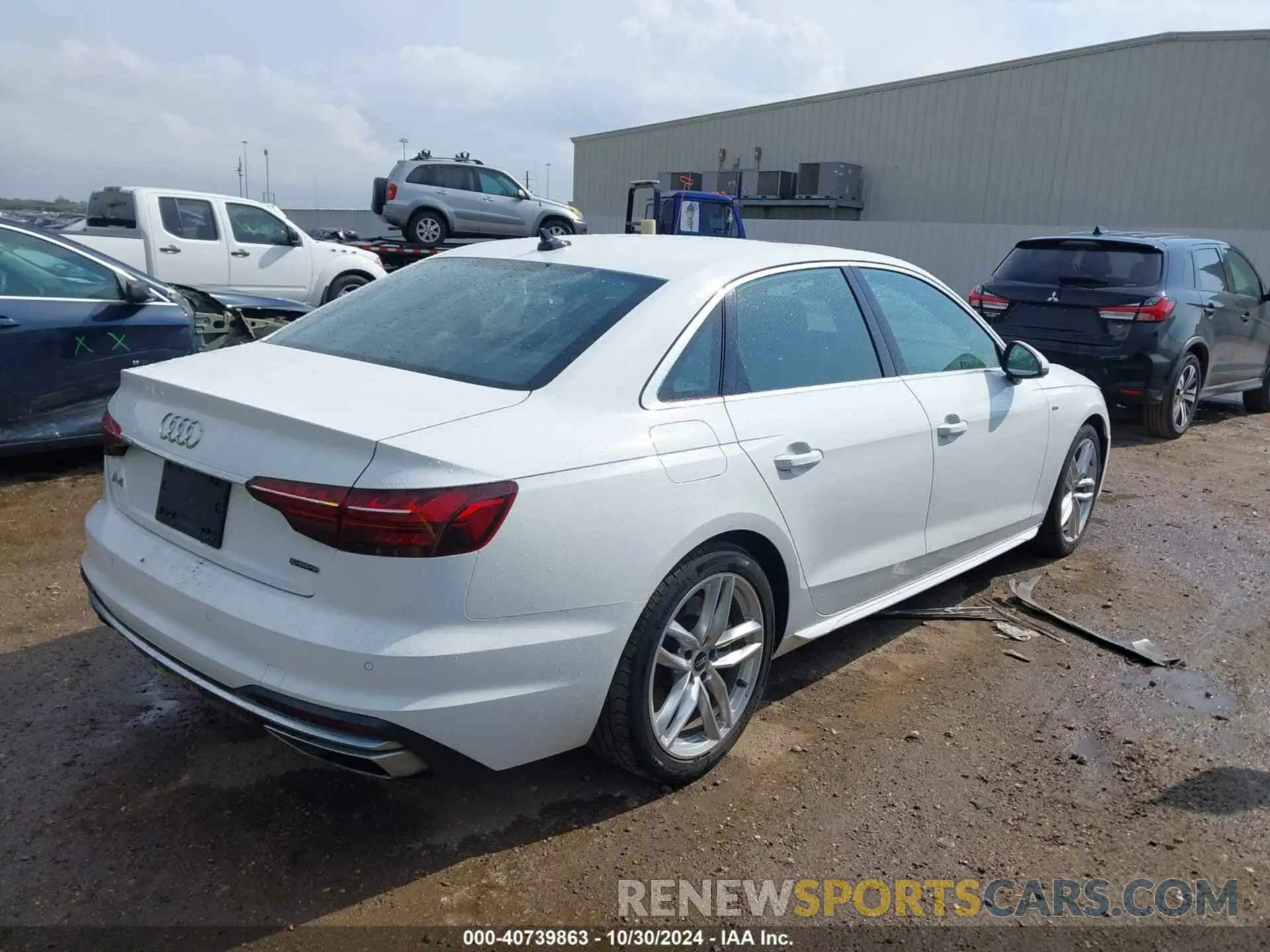 4 Photograph of a damaged car WAUEAAF44PN006025 AUDI A4 2023
