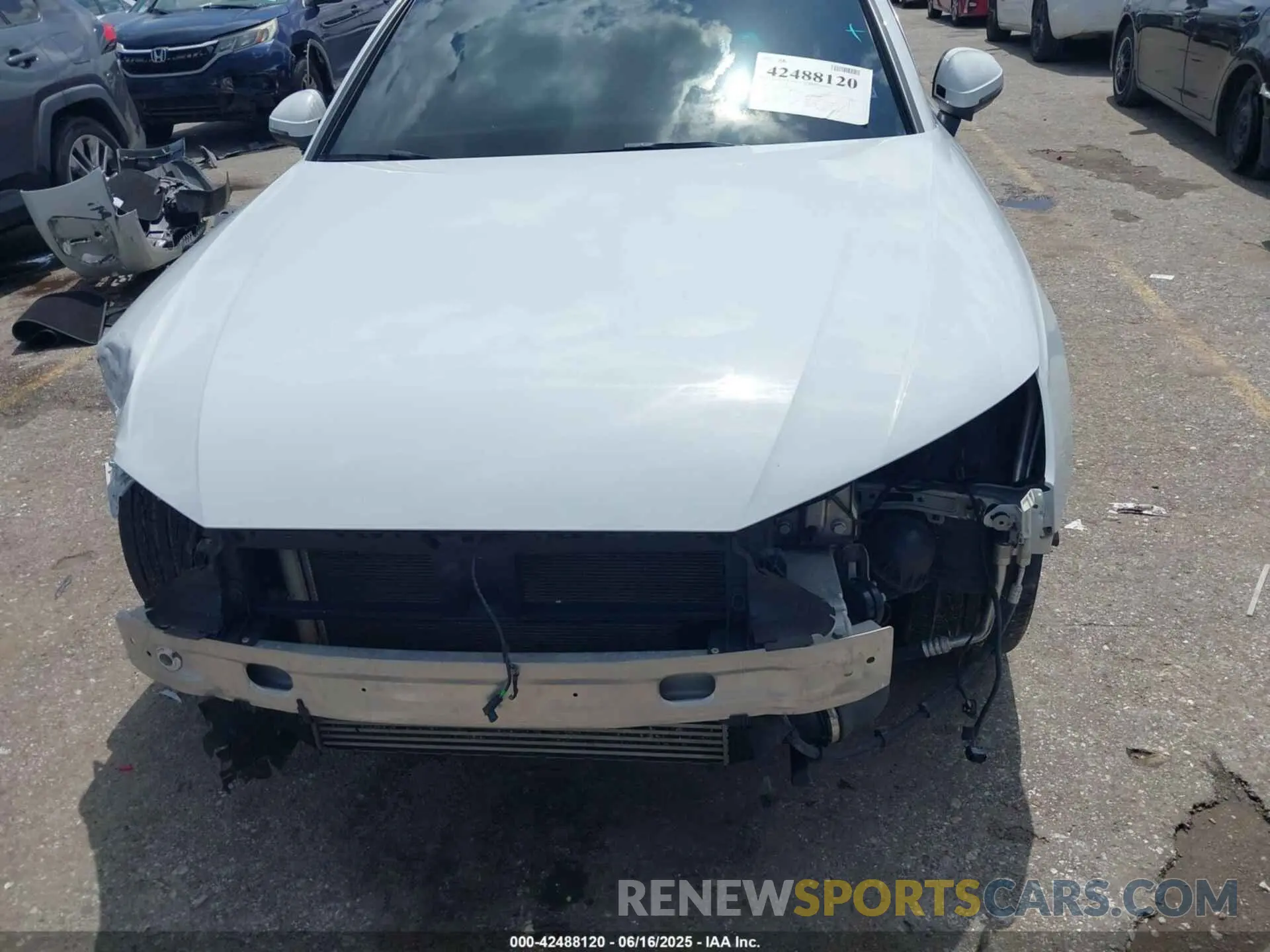 13 Photograph of a damaged car WAUEAAF44PN006672 AUDI A4 2023