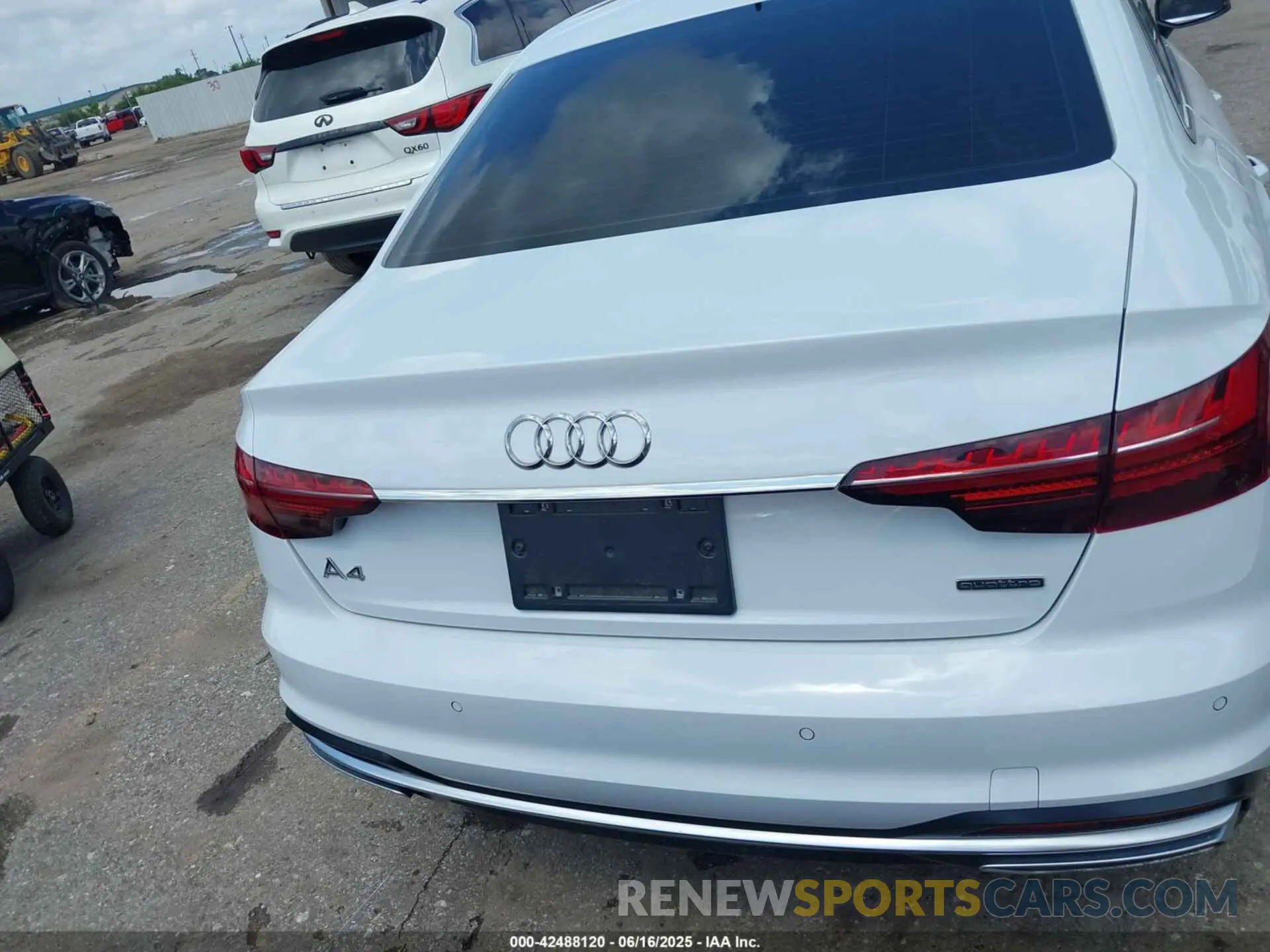 17 Photograph of a damaged car WAUEAAF44PN006672 AUDI A4 2023
