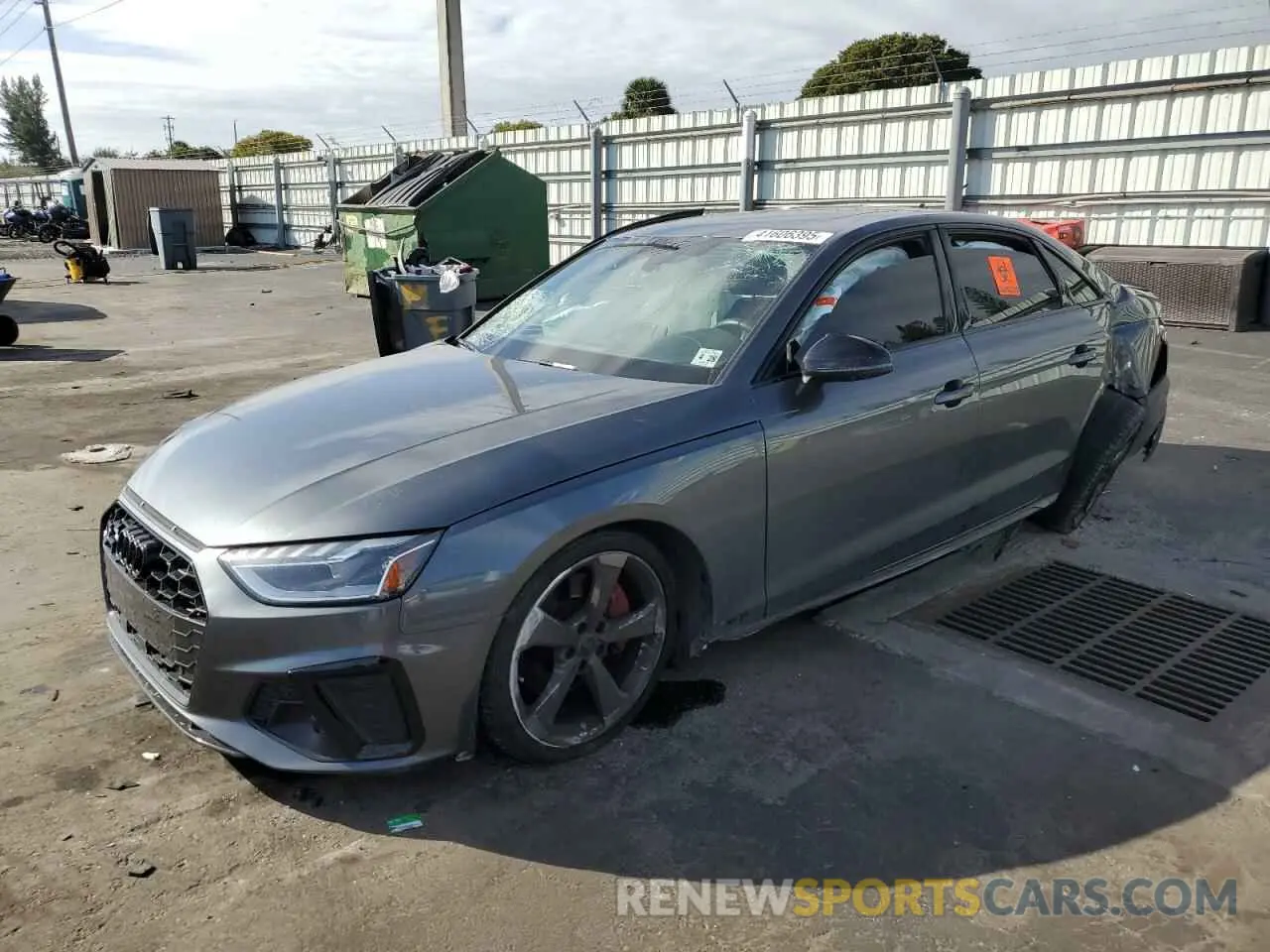 1 Photograph of a damaged car WAUEAAF45PA032267 AUDI A4 2023