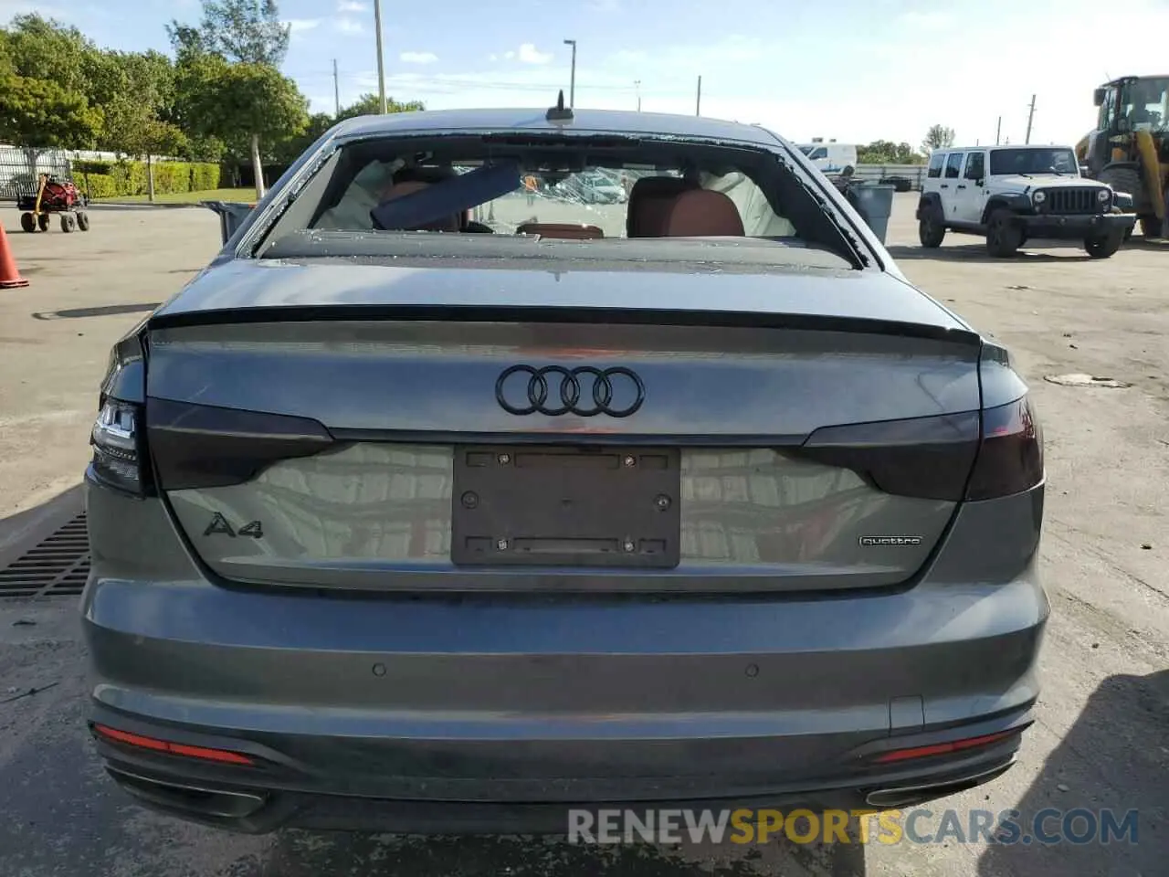 6 Photograph of a damaged car WAUEAAF45PA032267 AUDI A4 2023