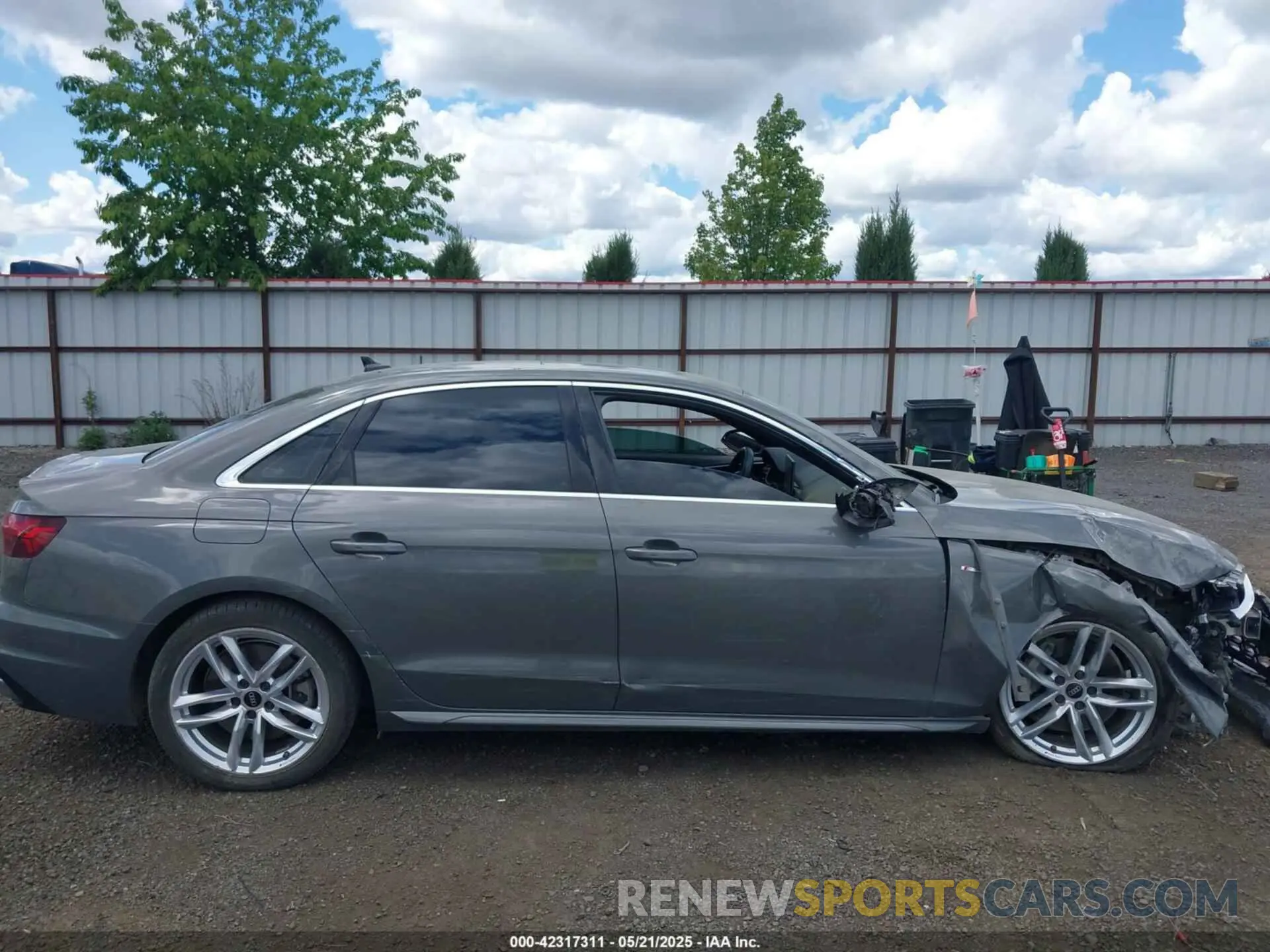 13 Photograph of a damaged car WAUEAAF45PN003120 AUDI A4 2023