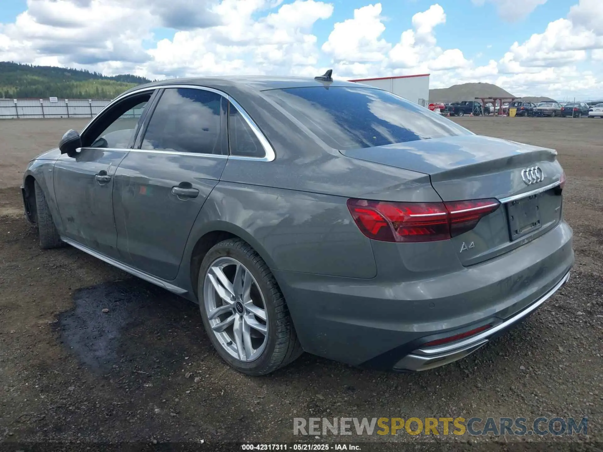3 Photograph of a damaged car WAUEAAF45PN003120 AUDI A4 2023