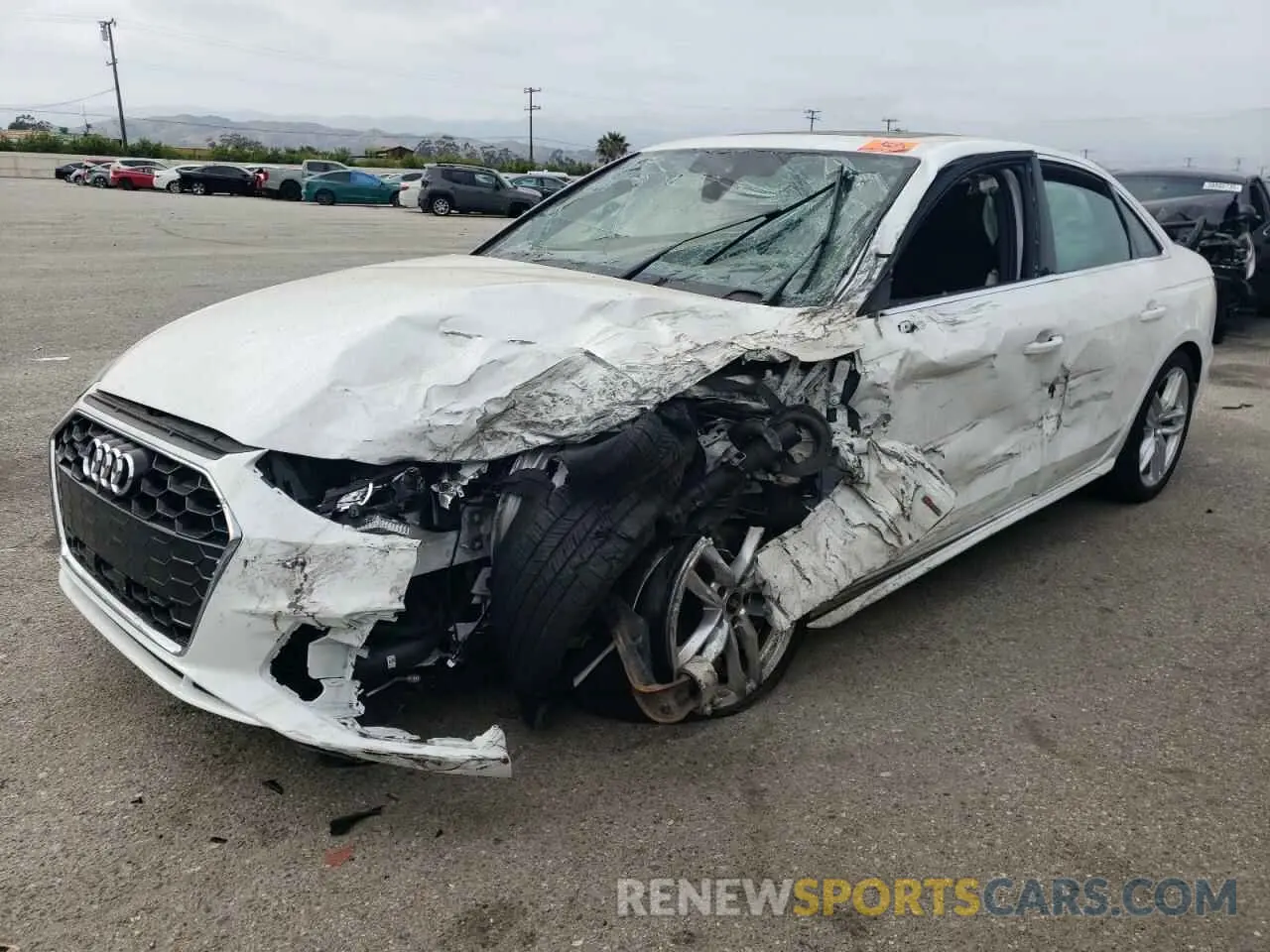 1 Photograph of a damaged car WAUEAAF45PN004073 AUDI A4 2023