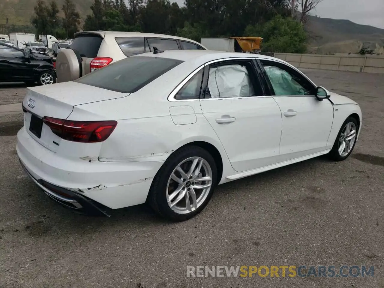 3 Photograph of a damaged car WAUEAAF45PN004073 AUDI A4 2023