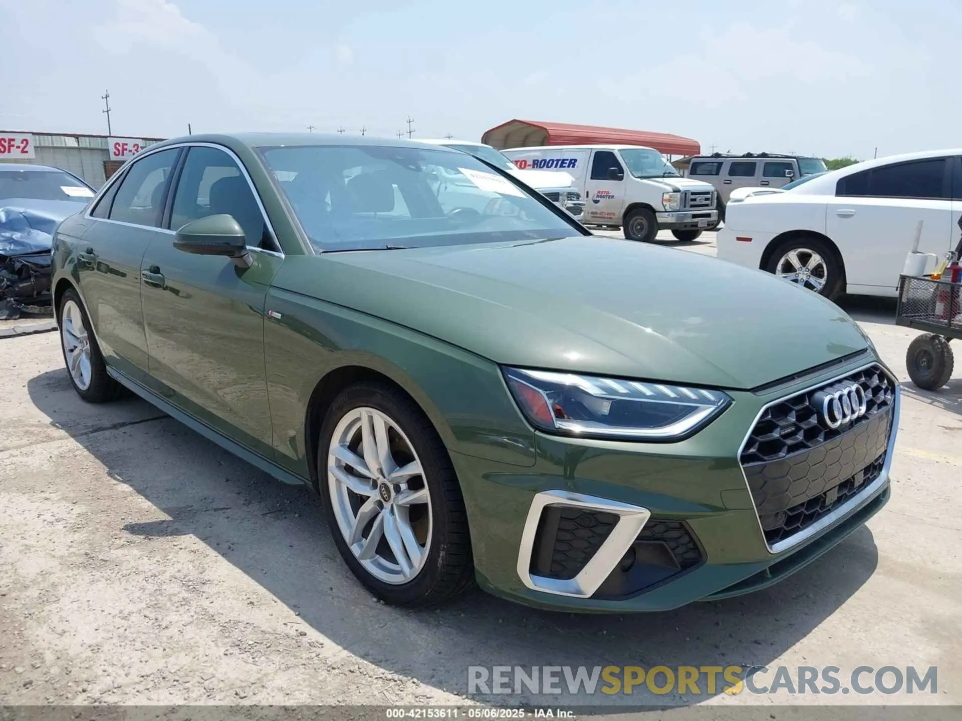 1 Photograph of a damaged car WAUEAAF45PN006549 AUDI A4 2023