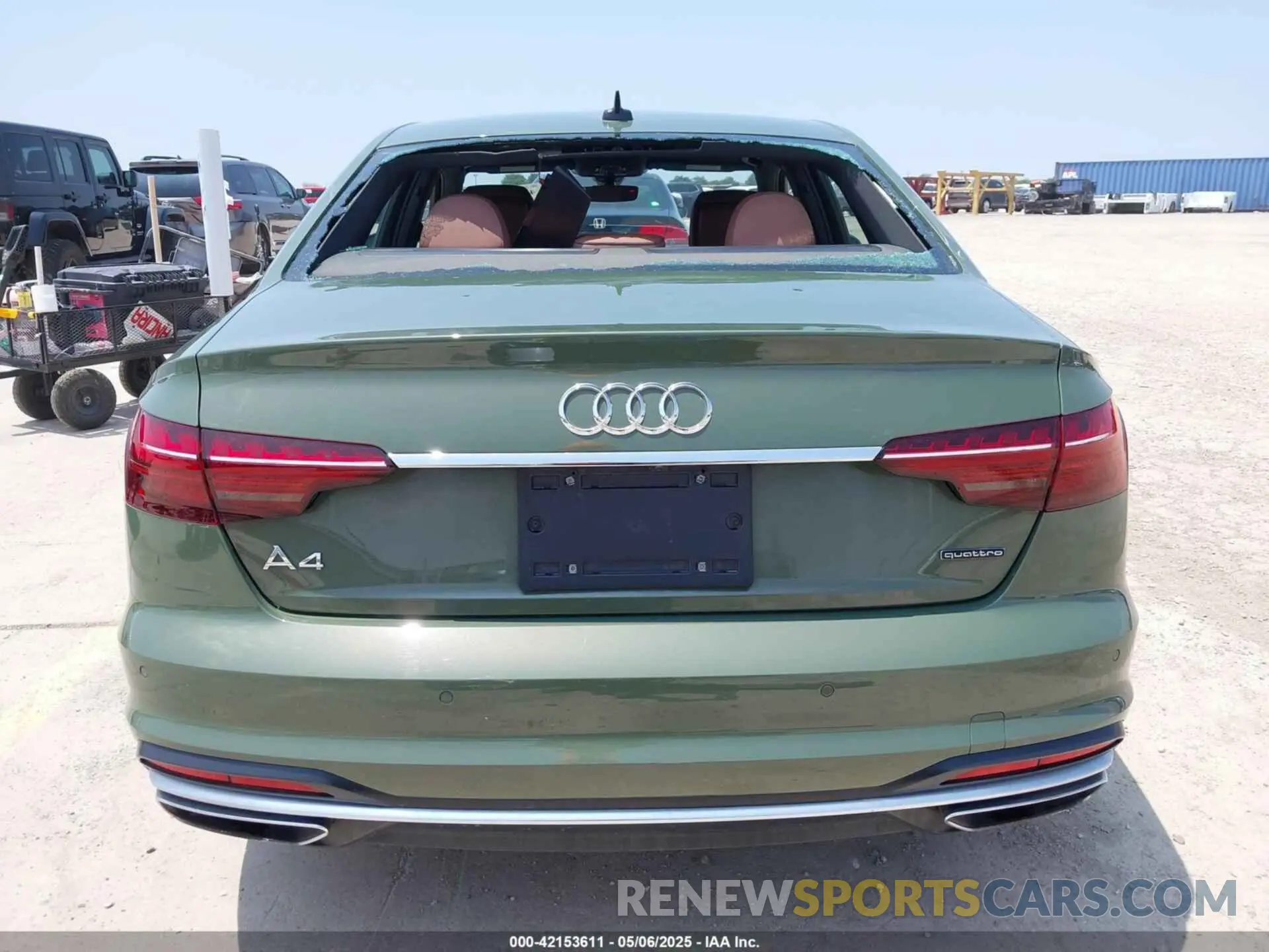 16 Photograph of a damaged car WAUEAAF45PN006549 AUDI A4 2023