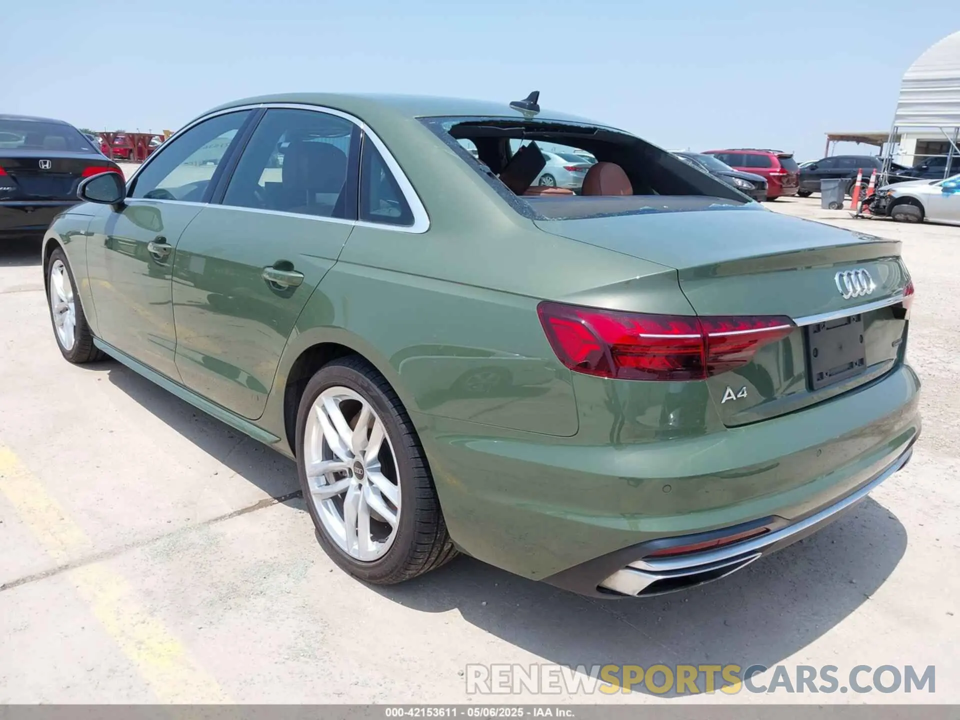 3 Photograph of a damaged car WAUEAAF45PN006549 AUDI A4 2023