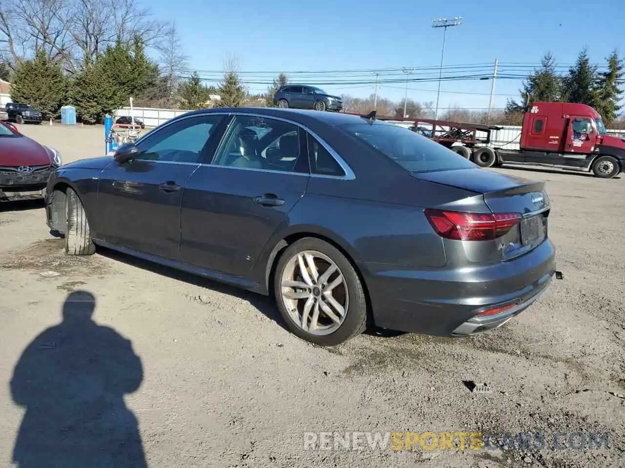 2 Photograph of a damaged car WAUEAAF45PN011623 AUDI A4 2023