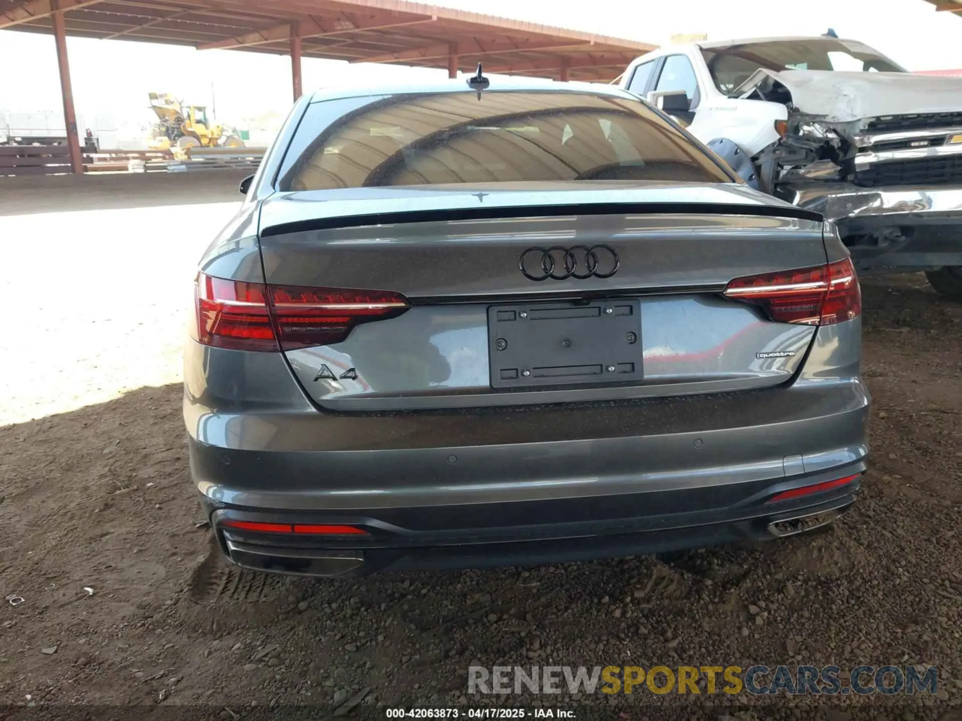 17 Photograph of a damaged car WAUEAAF46PA023416 AUDI A4 2023