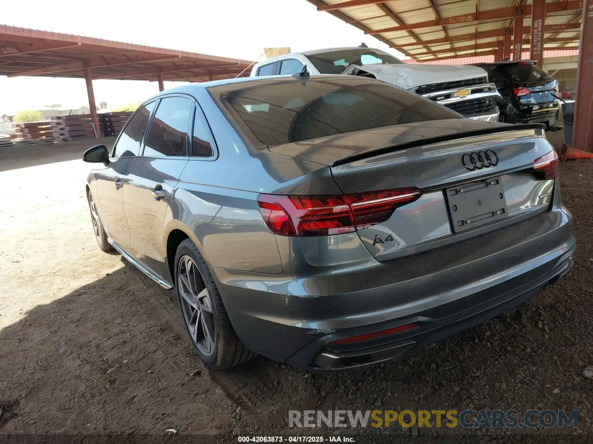 18 Photograph of a damaged car WAUEAAF46PA023416 AUDI A4 2023