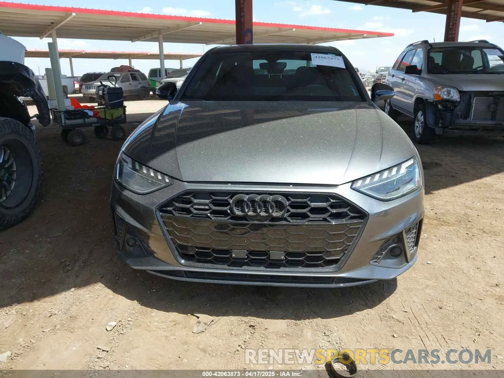 6 Photograph of a damaged car WAUEAAF46PA023416 AUDI A4 2023