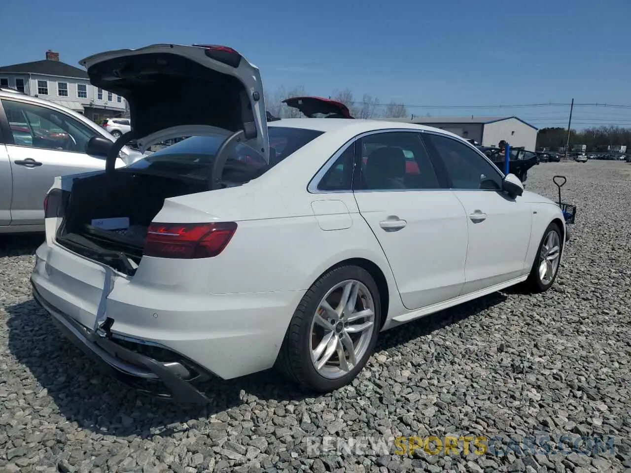 3 Photograph of a damaged car WAUEAAF46PN001442 AUDI A4 2023