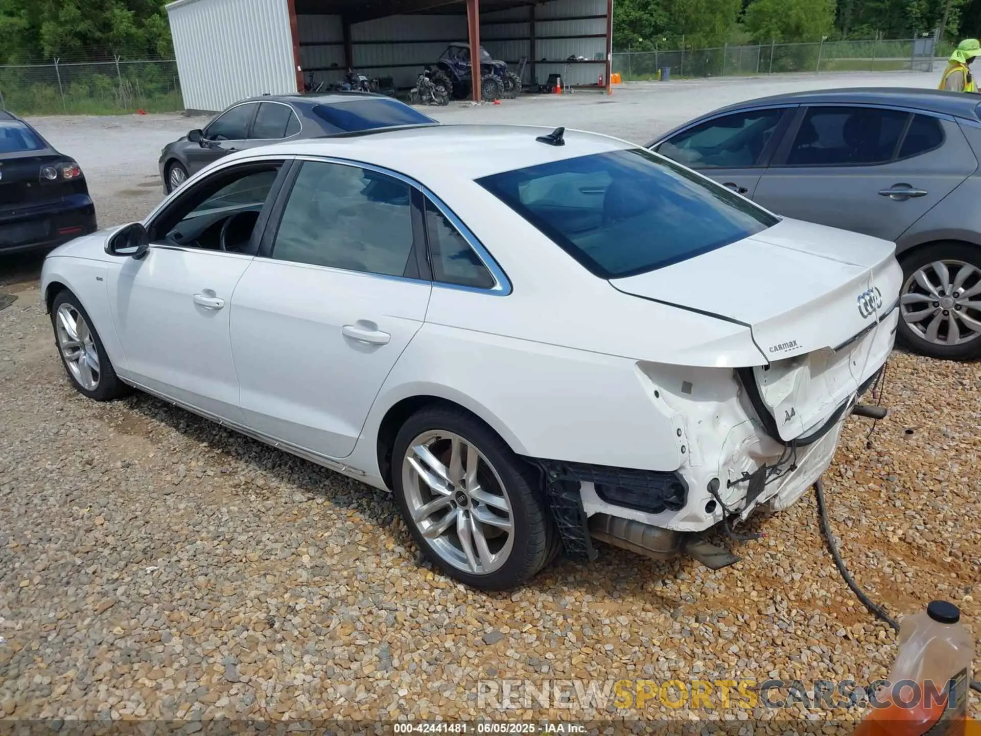 3 Photograph of a damaged car WAUEAAF46PN006933 AUDI A4 2023