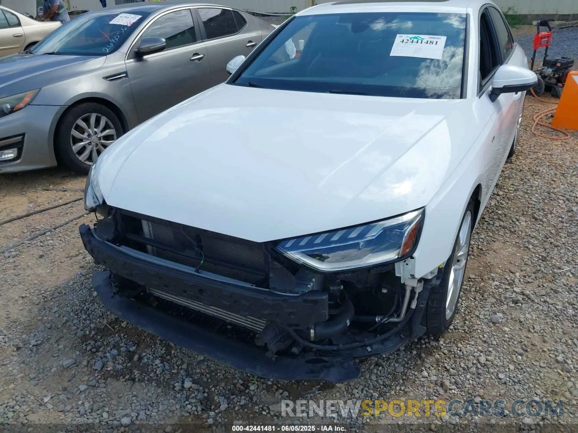 6 Photograph of a damaged car WAUEAAF46PN006933 AUDI A4 2023
