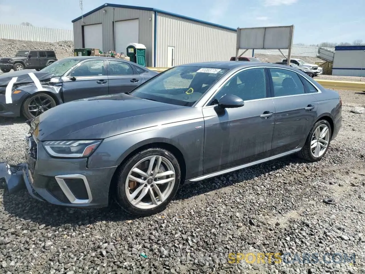 1 Photograph of a damaged car WAUEAAF46PN021612 AUDI A4 2023