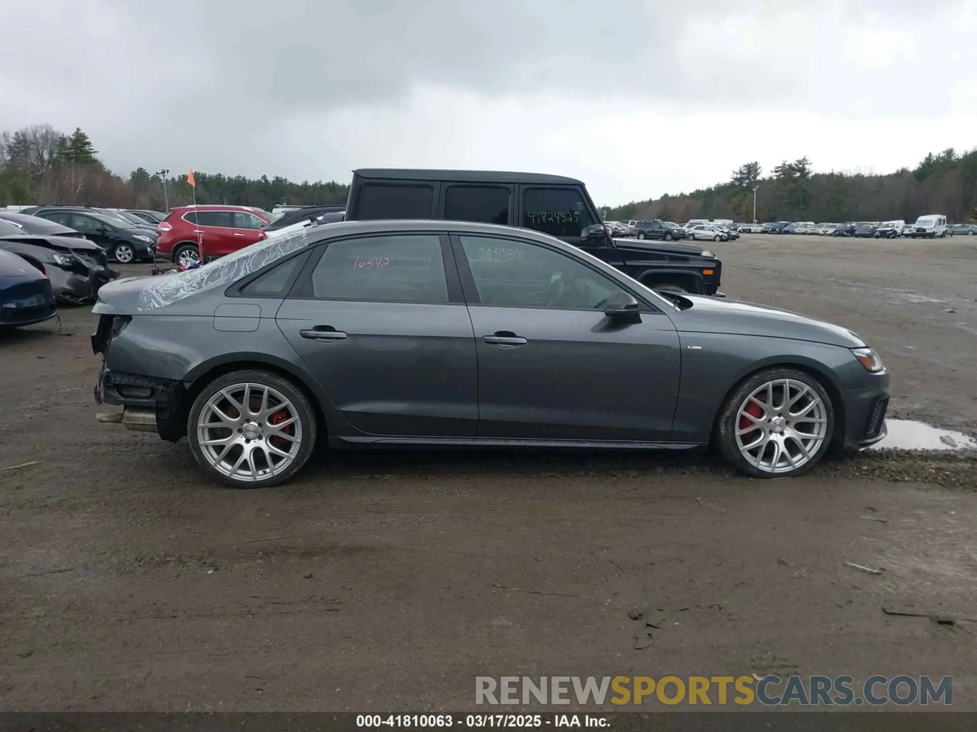 14 Photograph of a damaged car WAUEAAF47PA008598 AUDI A4 2023