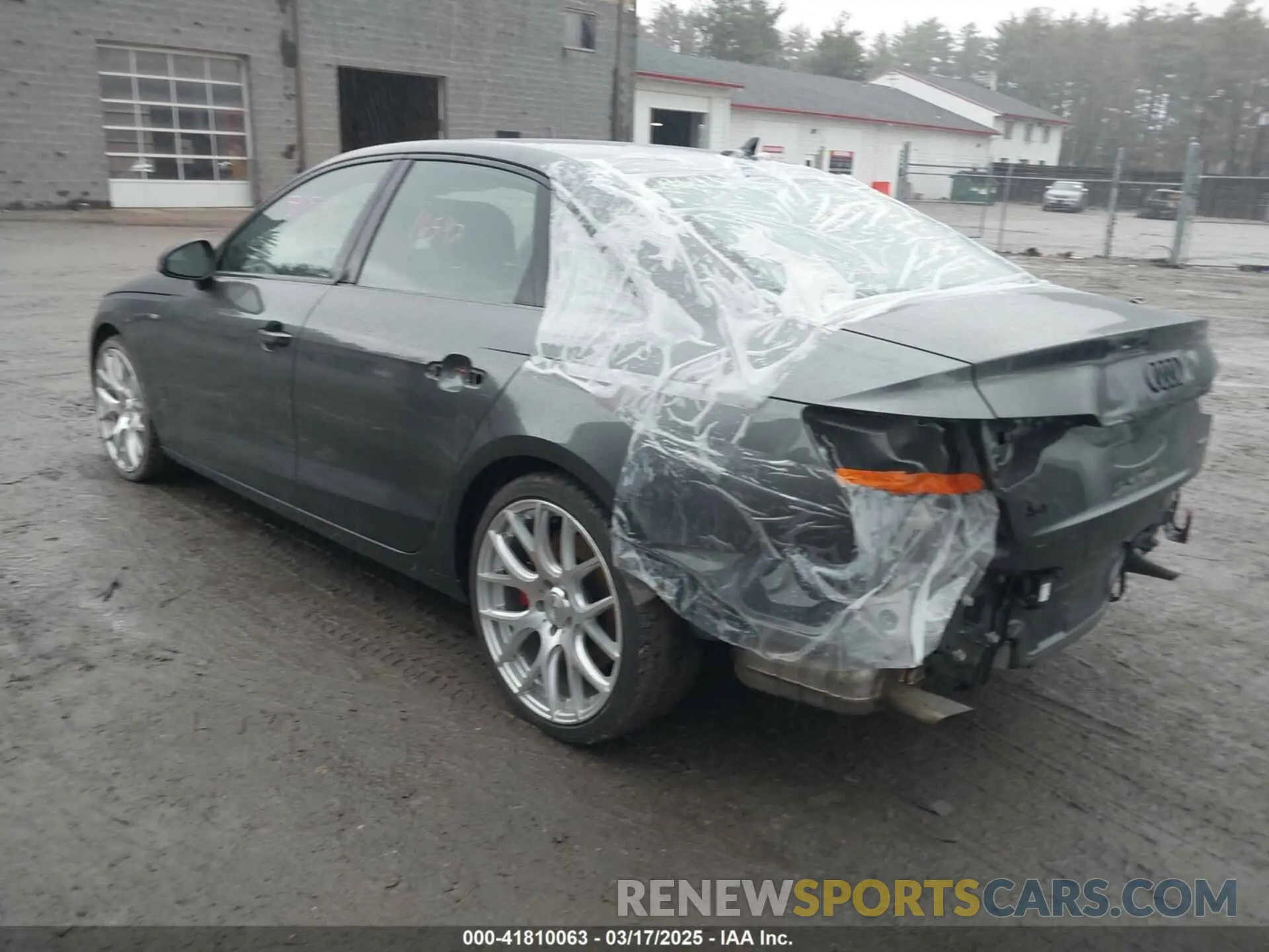 3 Photograph of a damaged car WAUEAAF47PA008598 AUDI A4 2023