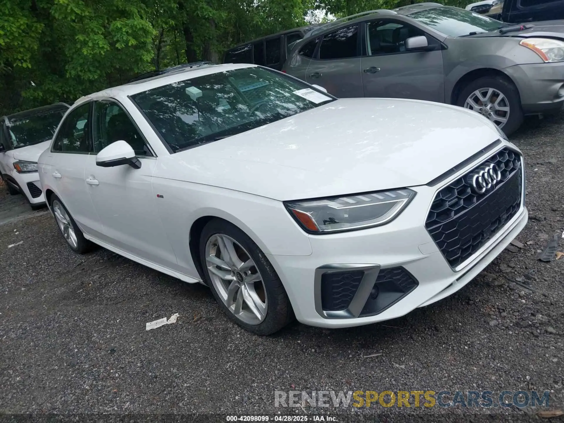1 Photograph of a damaged car WAUEAAF47PN001966 AUDI A4 2023